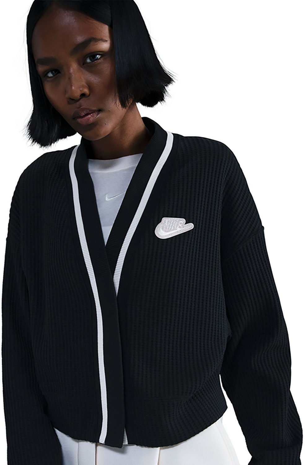 Nike Women's Sportswear Waffle Knit Jacket - view number 3