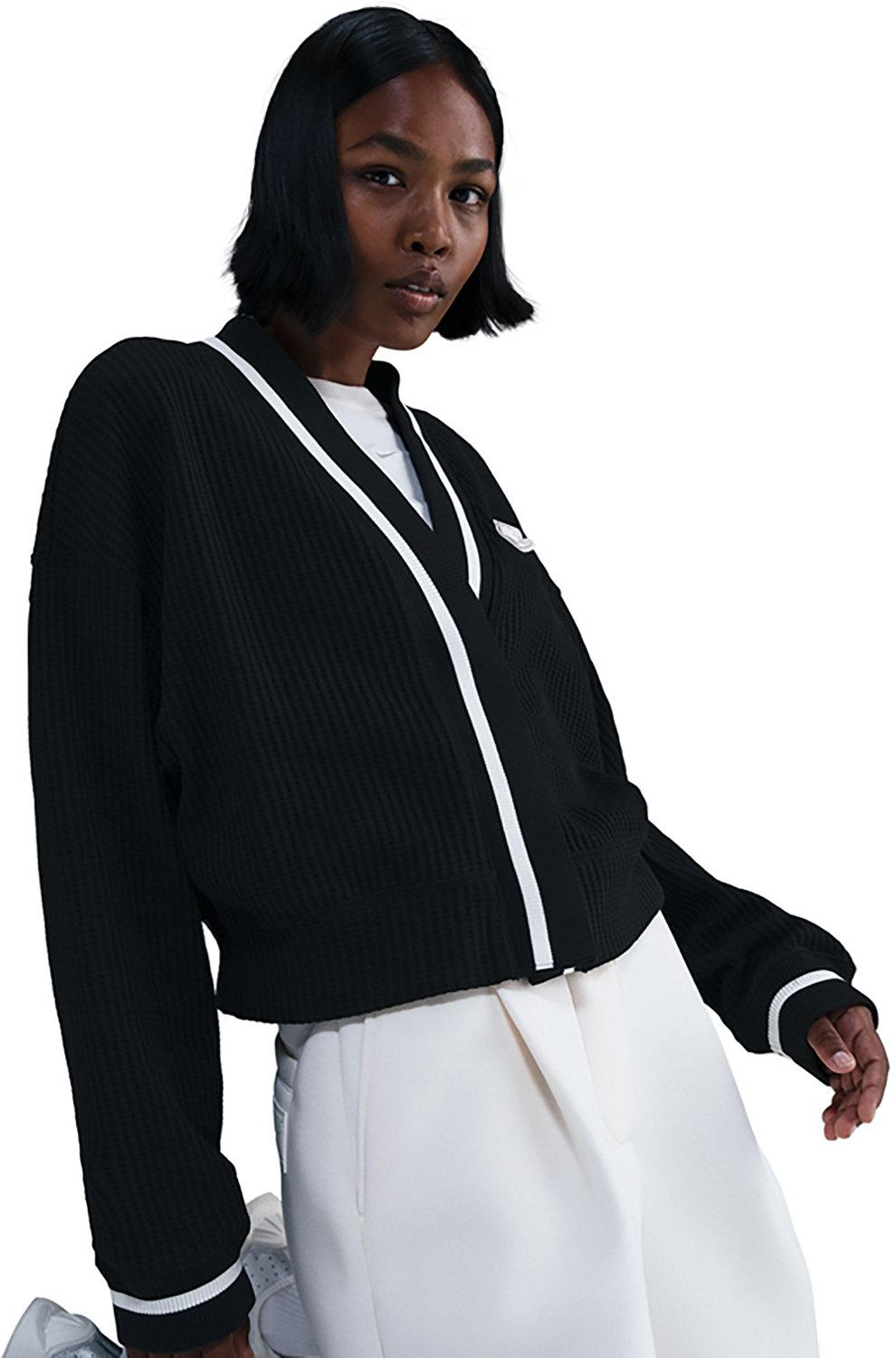 Nike Women's Sportswear Waffle Knit Jacket - view number 4