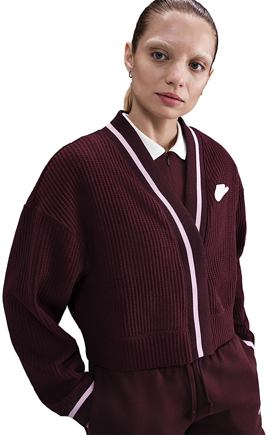 Nike Women's Sportswear Waffle Knit Jacket - view number 3