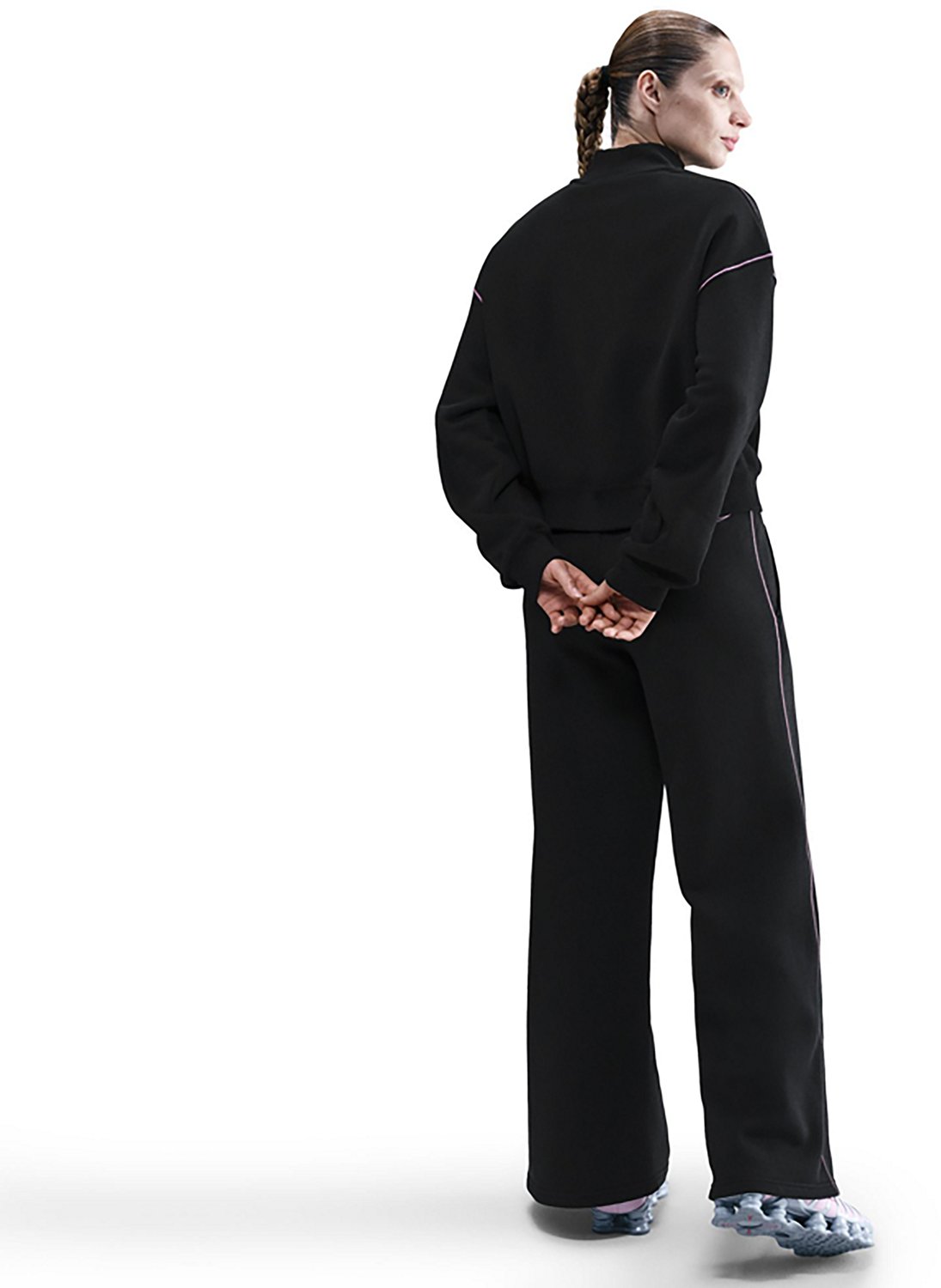 Nike Women's Nike Sportswear Phoenix Fleece Mock Neck Sweatshirt - view number 2