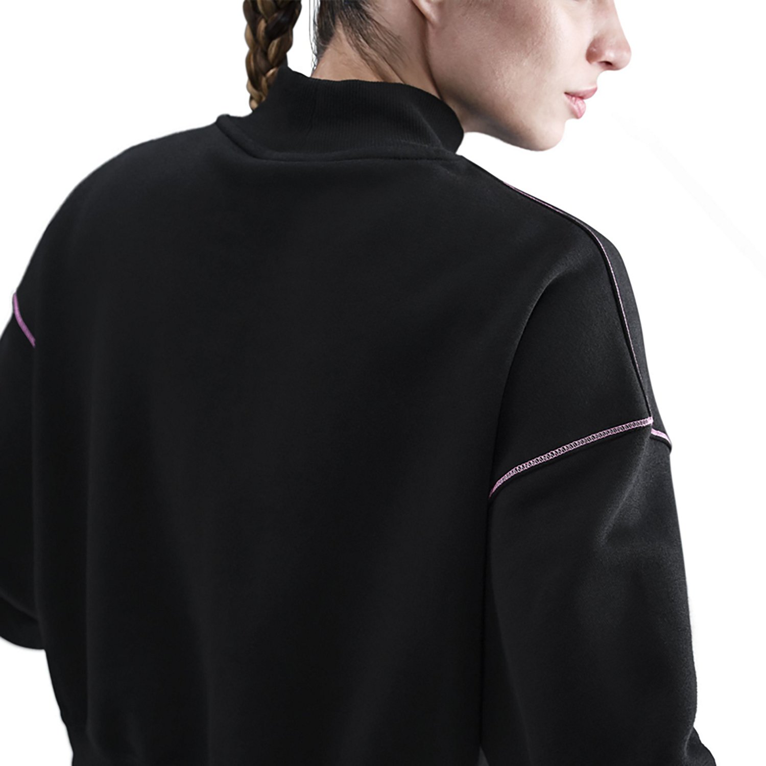 Nike Women's Nike Sportswear Phoenix Fleece Mock Neck Sweatshirt - view number 4