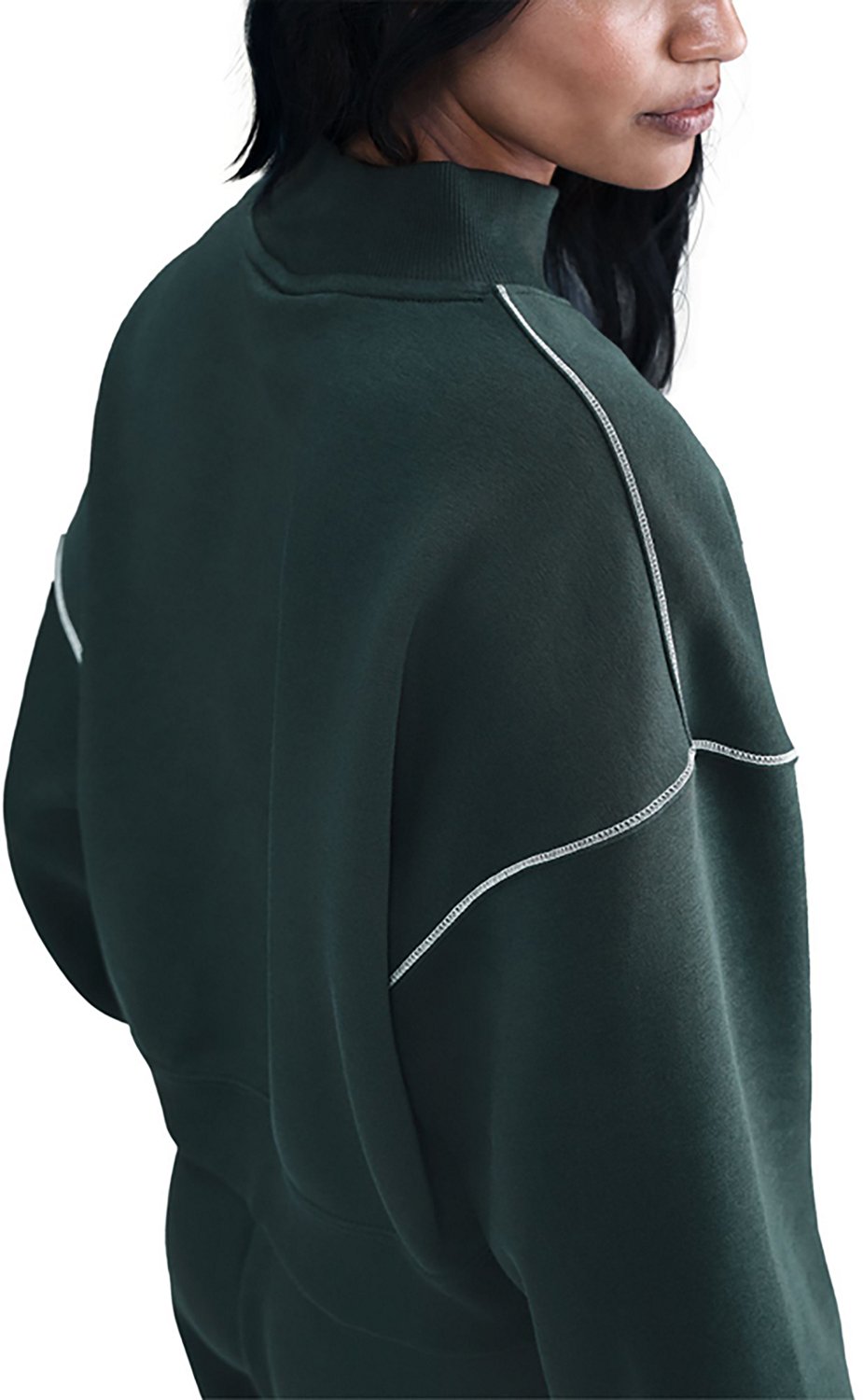 Nike Women's Nike Sportswear Phoenix Fleece Mock Neck Sweatshirt - view number 3
