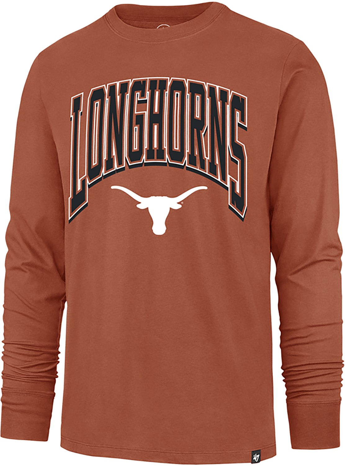 47 Brands Men's University of Texas Longhorns Walk Tall Franklin Long Sleeve T-shirt