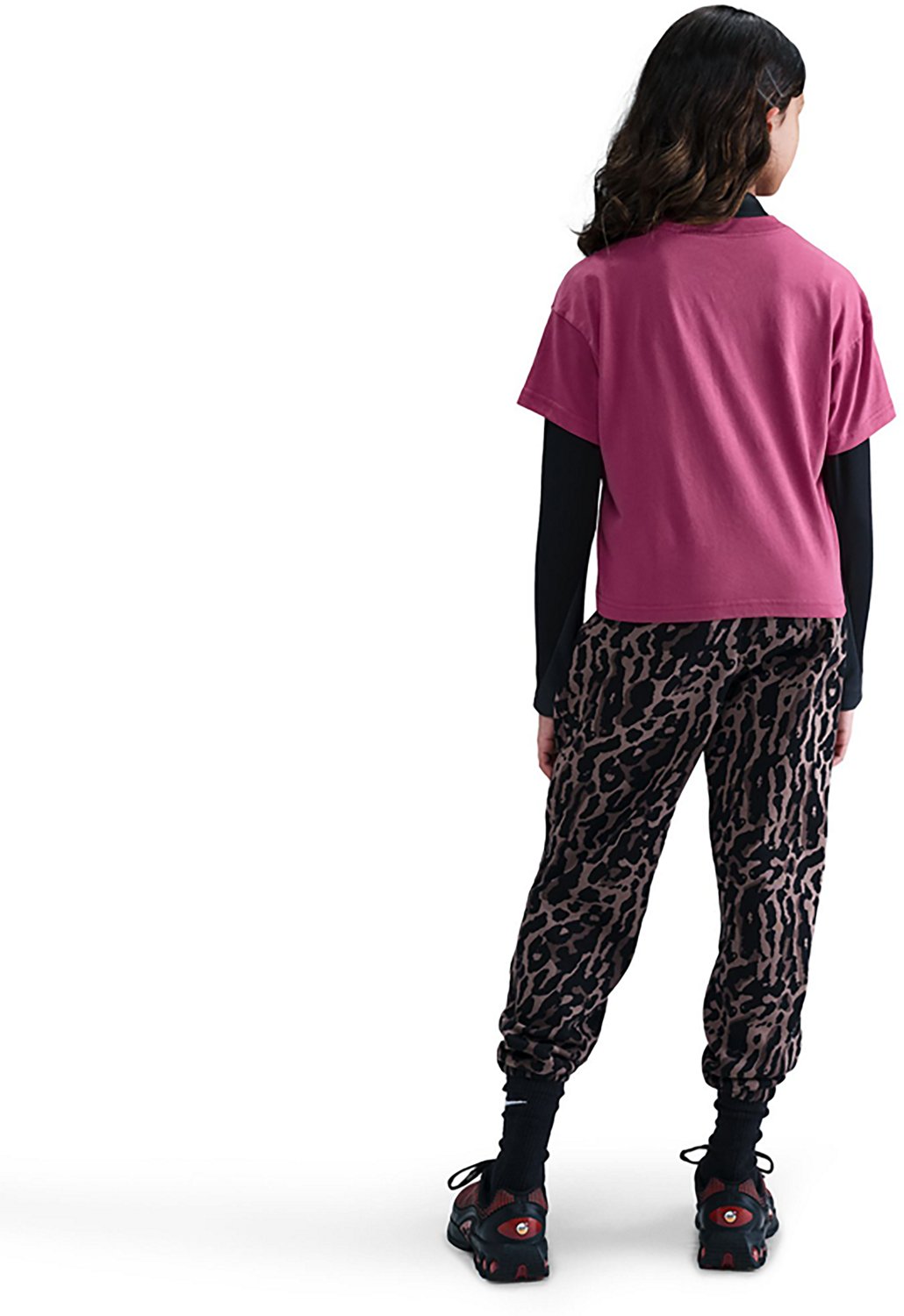 Nike Girls' 4-7 Sportswear Boxy Animal Print T-shirt - view number 2