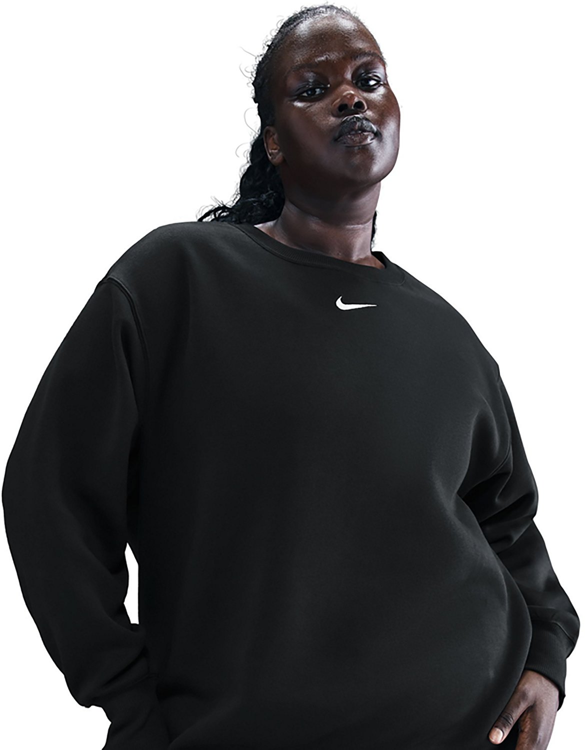 Nike Women's Plus Nike Sportswear Phoenix Fleece Oversized Crewneck Sweatshirt - view number 3