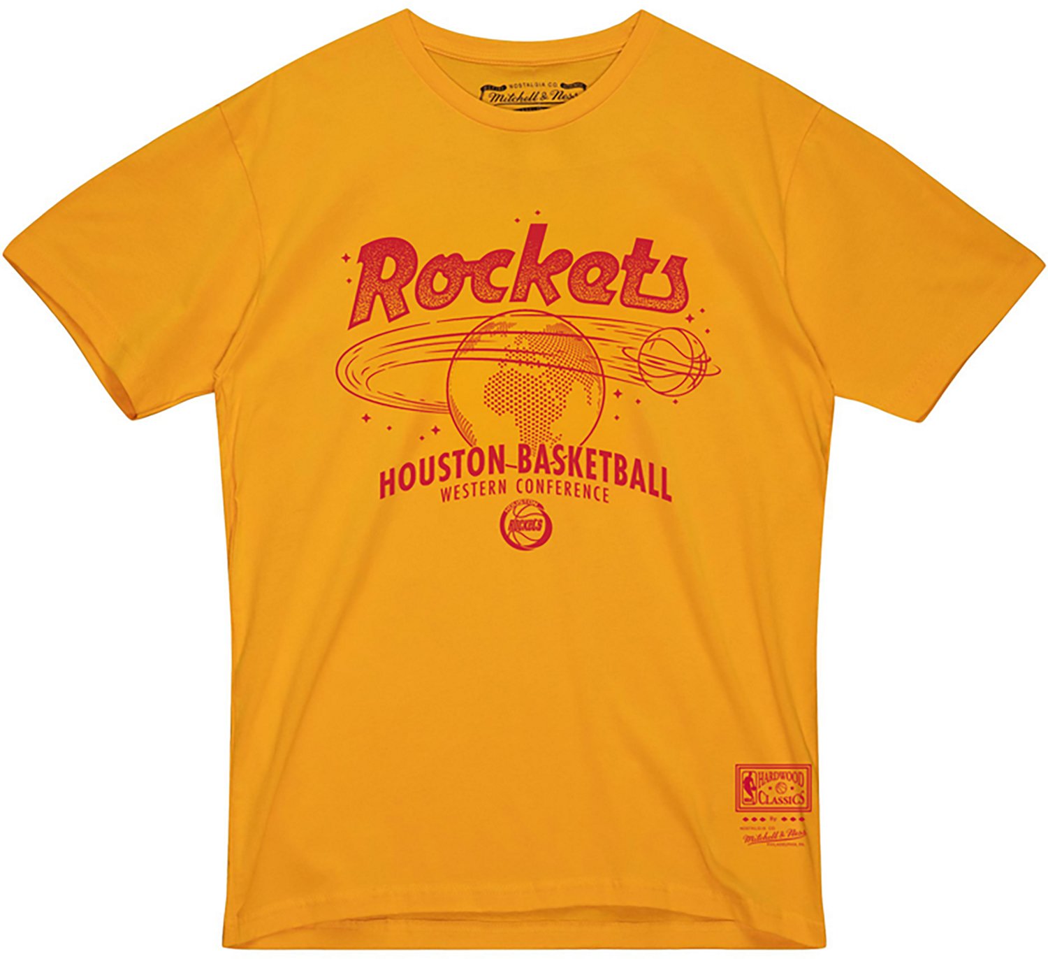 Mitchell & Ness Men's Houston Rockets Into Orbit Graphic T-shirt