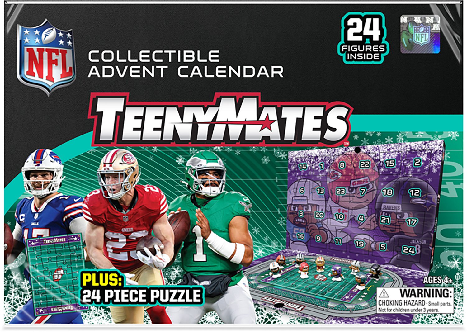 Teeny Mates NFL 2025 Advent Calendar