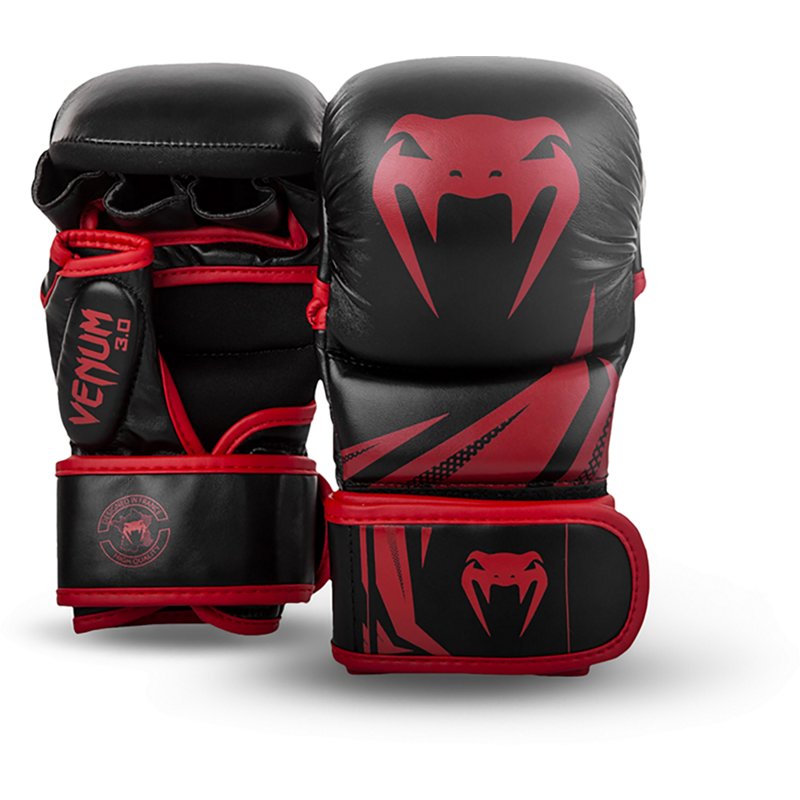 Venum Challenger 3.0 Sparring Gloves, Men's, Medium, Black/Red