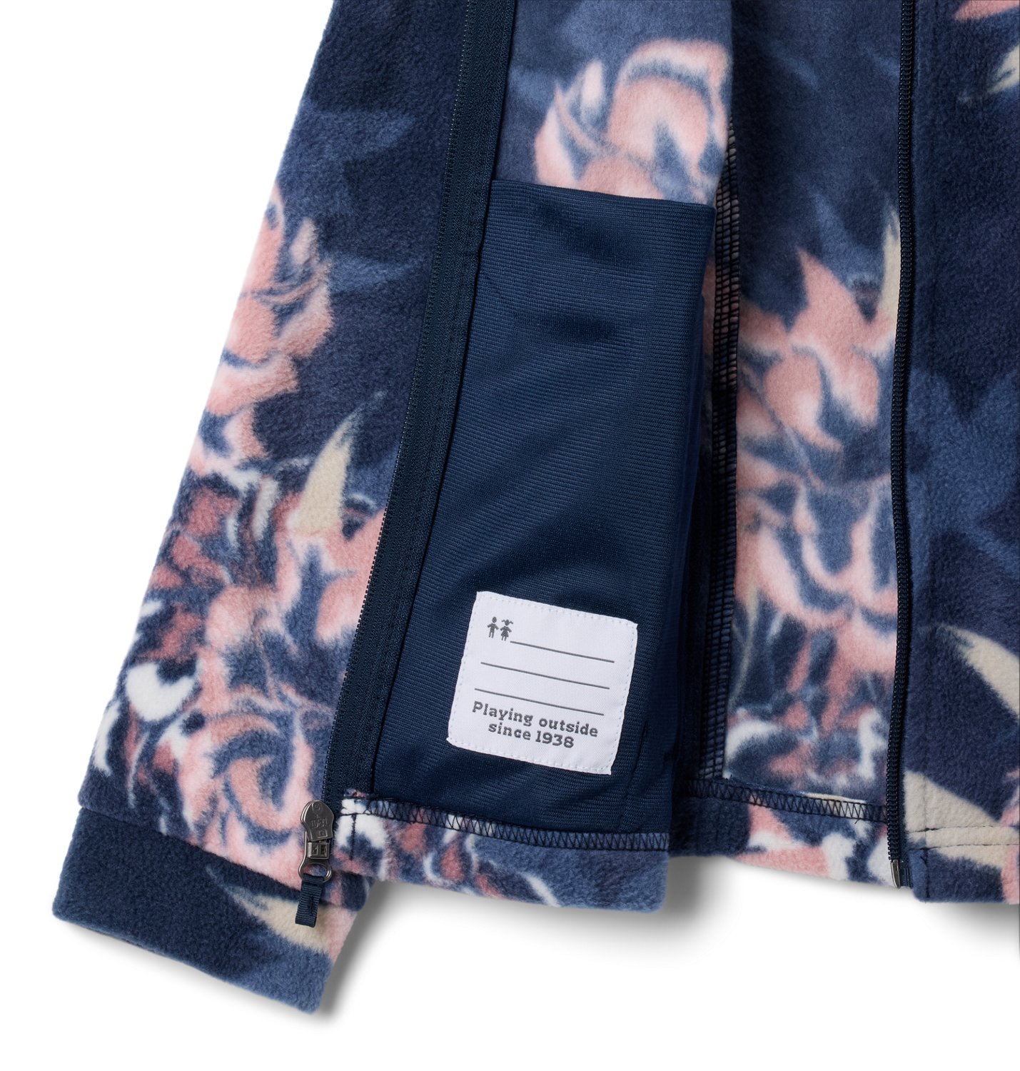 Columbia Sportswear Girls' Benton Springs II Printed Fleece Jacket - view number 3