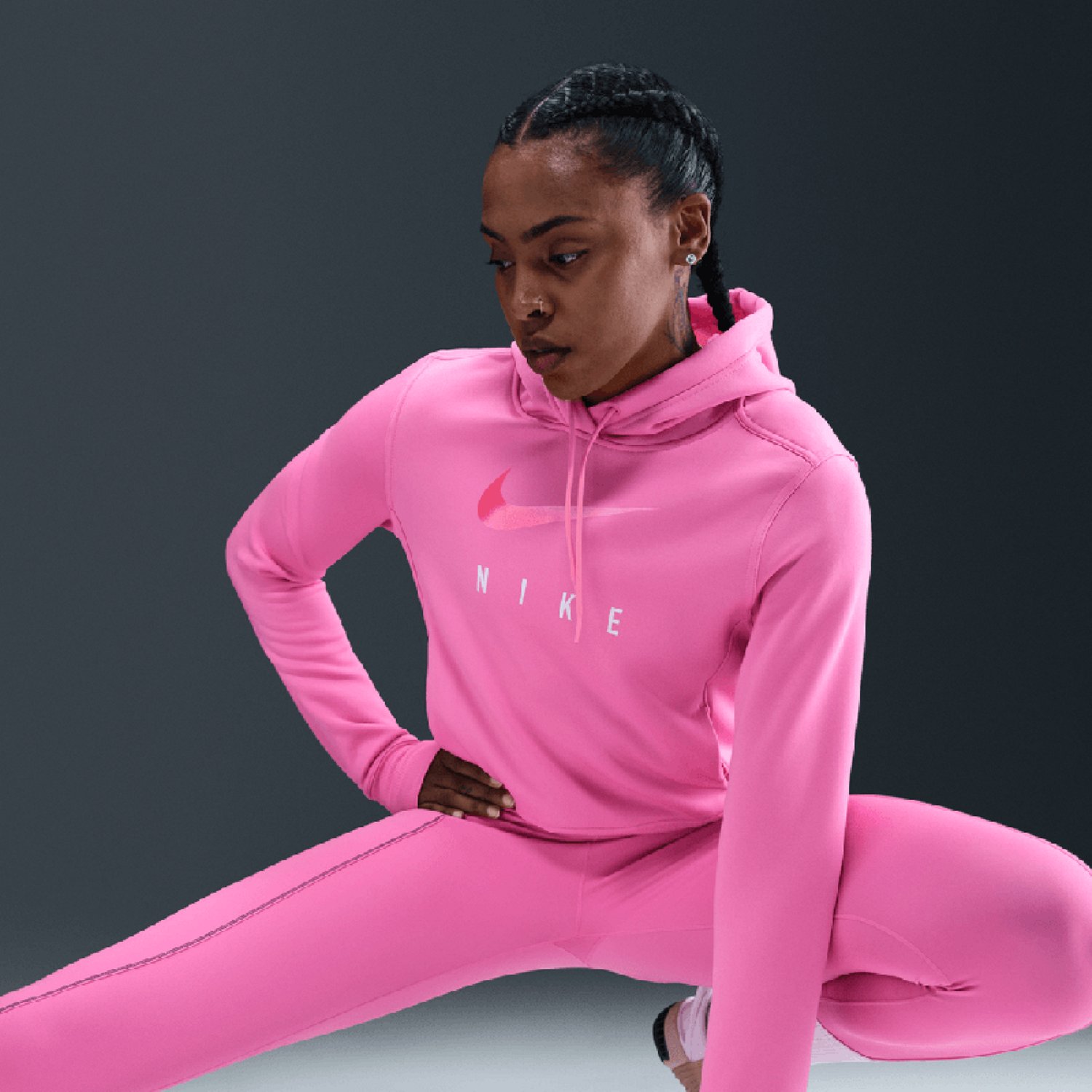 Nike Women's Nike One Therma-FIT Pullover Hoodie - view number 4