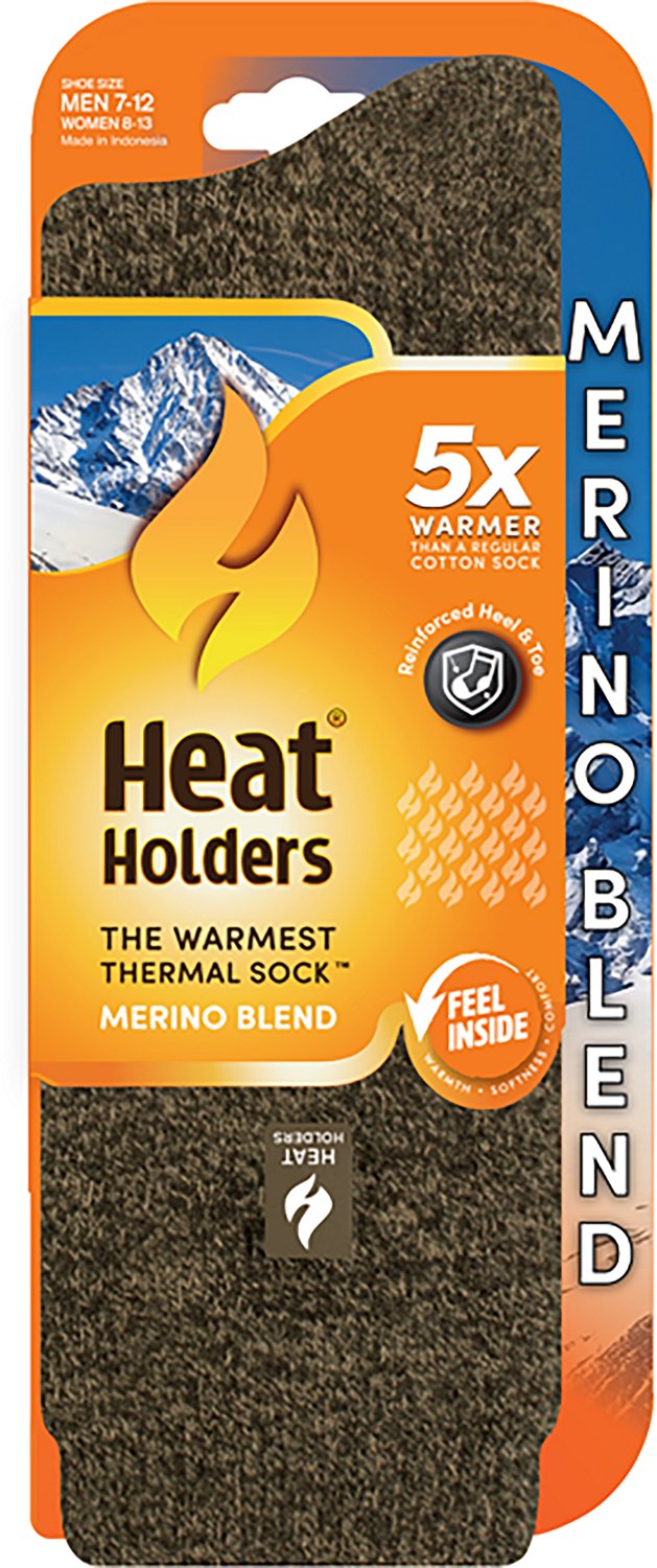 Heat Holders Men's Lite Mavrick Merino Twist Wool Crew Socks - view number 2