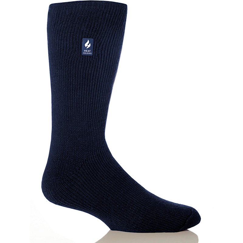 Heat Holders Men's Lite Solid Thermal Socks - Navy