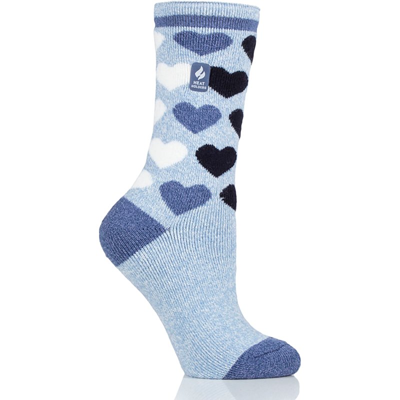 Heat Holders LITE Jennifer Heart Crew Socks for Ladies