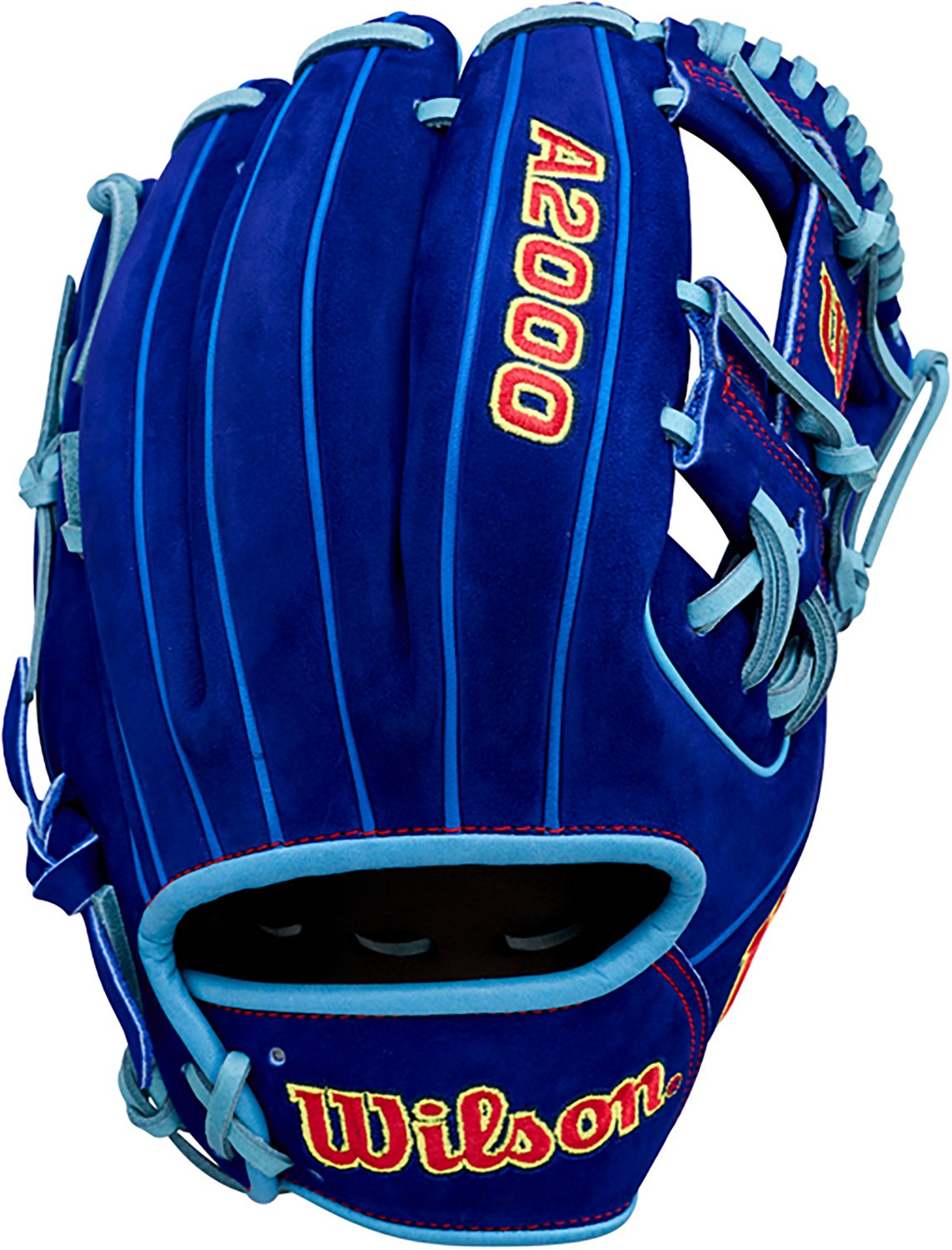Wilson 11.5 in. 1786 Big League Chew Blue Raspberry Baseball Fielding Glove - view number 2