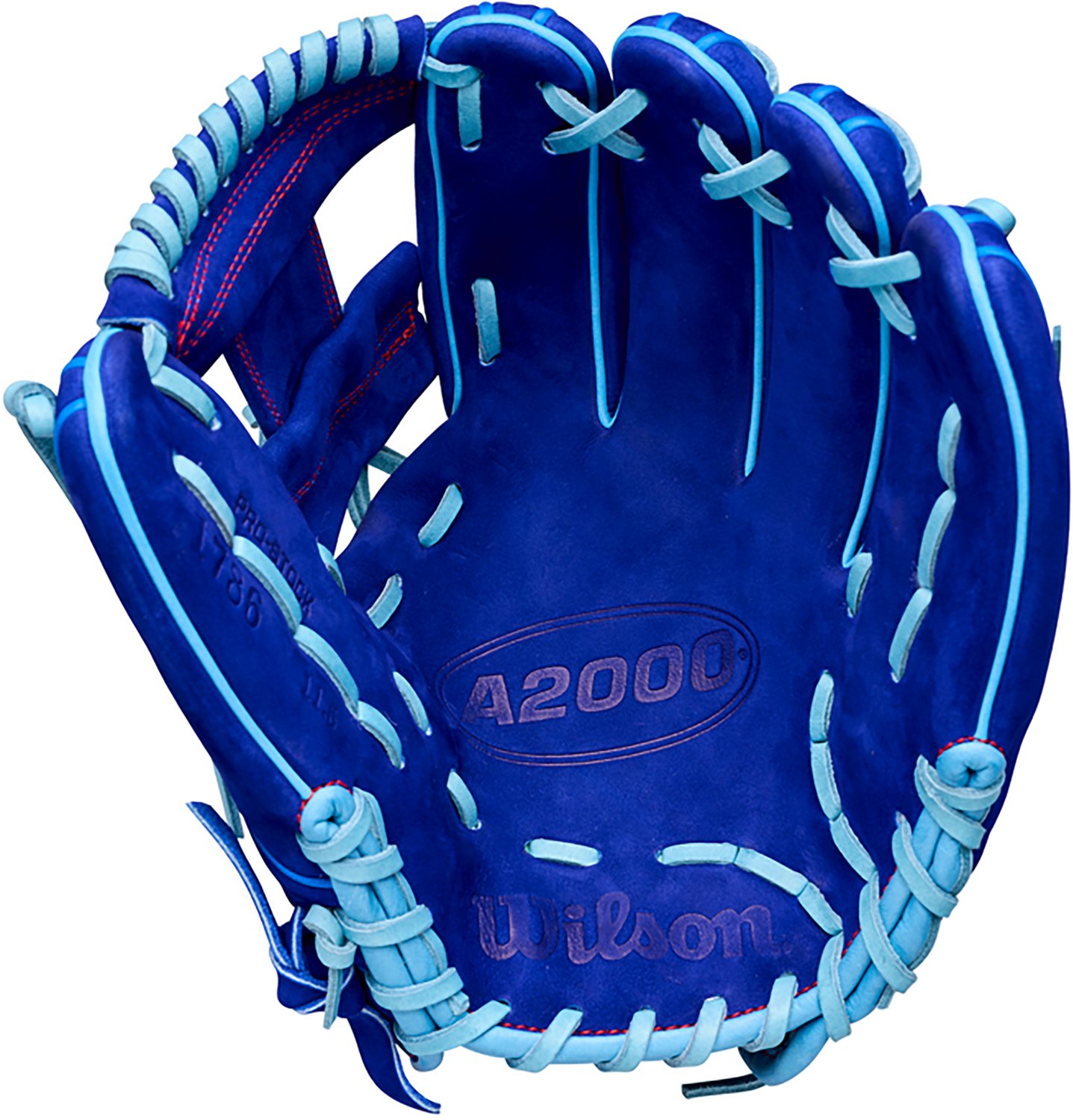 Wilson 11.5 in. 1786 Big League Chew Blue Raspberry Baseball Fielding Glove - view number 3