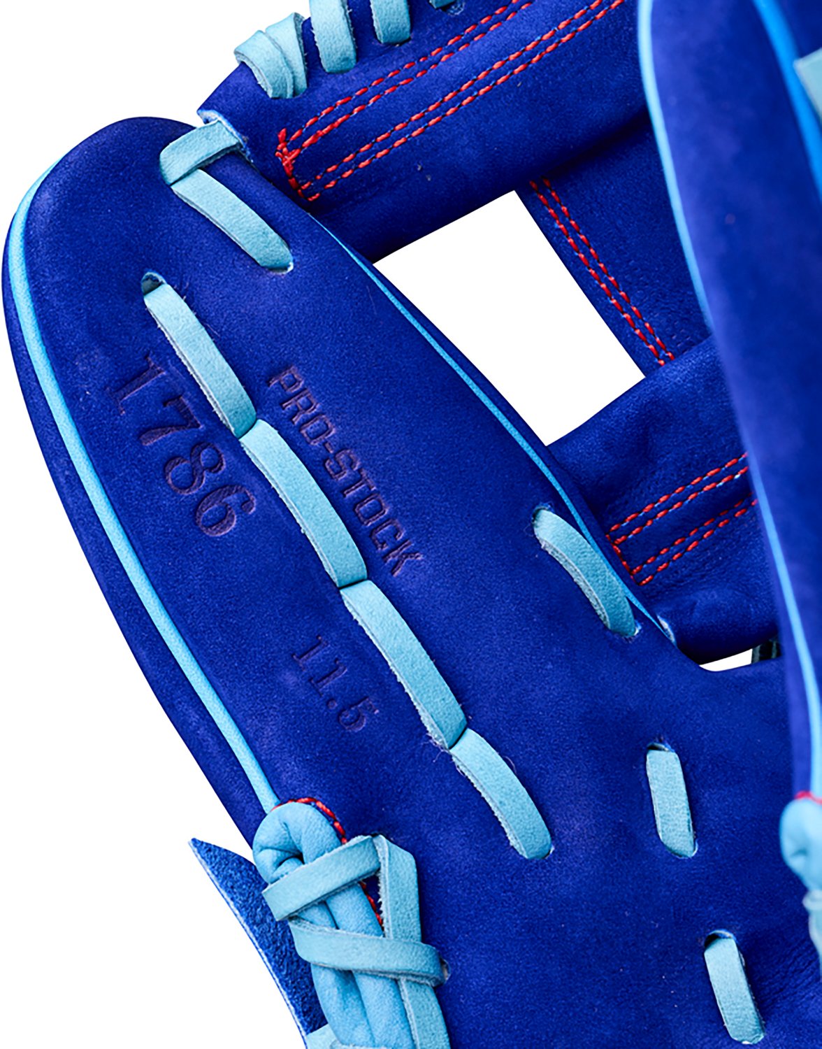 Wilson 11.5 in. 1786 Big League Chew Blue Raspberry Baseball Fielding Glove - view number 7