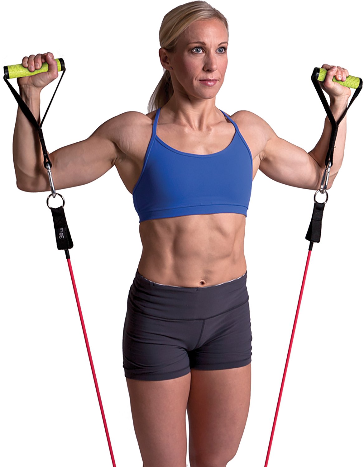 GoFit Rubber Resistance Training System Extreme Tube Handles - view number 6