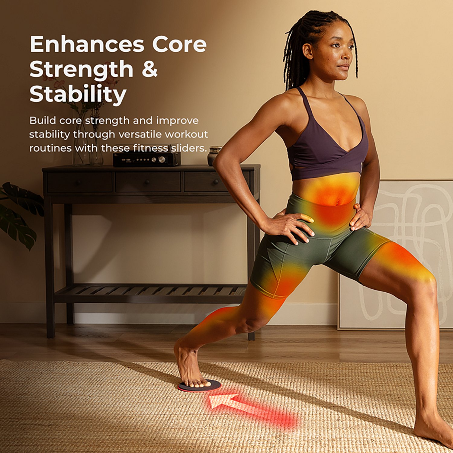 Sunny Health & Fitness Dual Sided Core Exercise Disk - view number 5