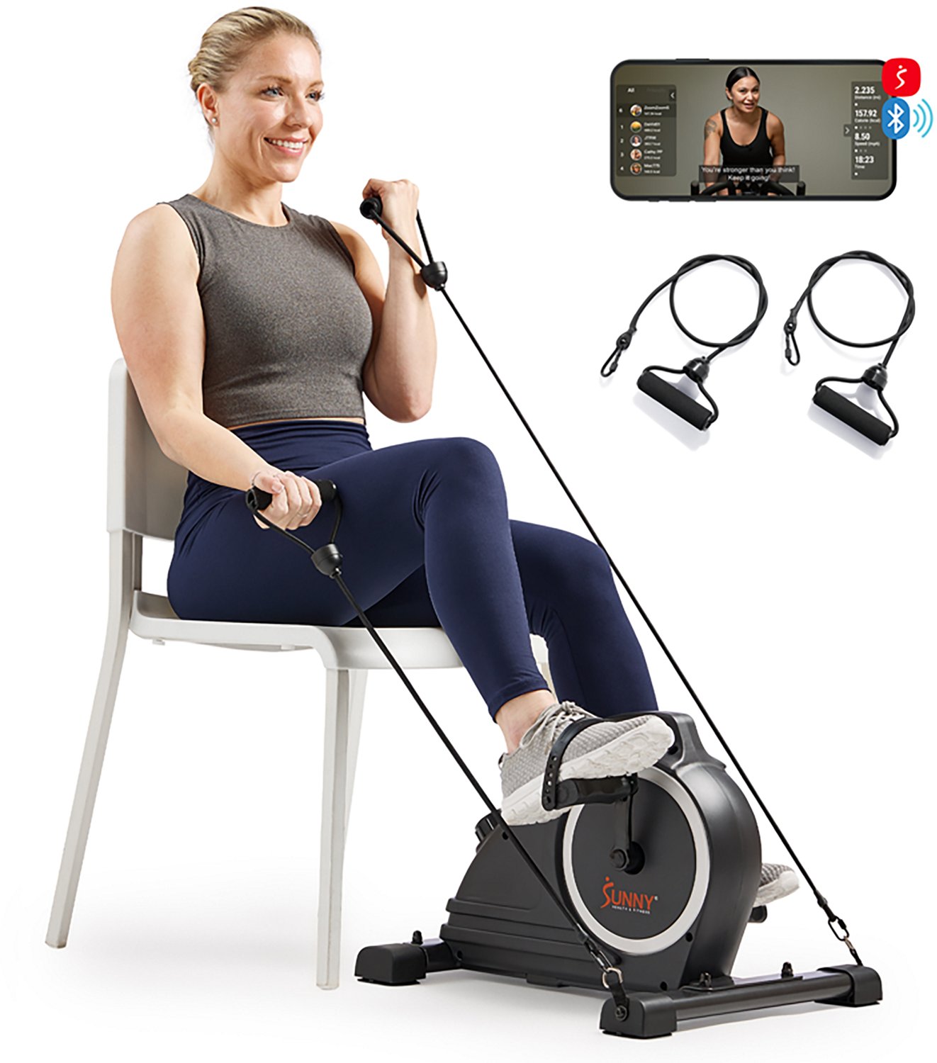 Sunny Health & Fitness SMART Mini Exercise Pedal Cycle - view number 3