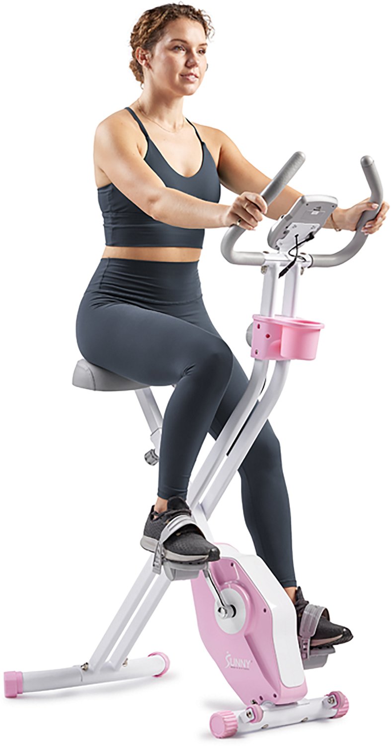 Sunny Health & Fitness Pink Foldable Magnetic X-Bike Pro - view number 5