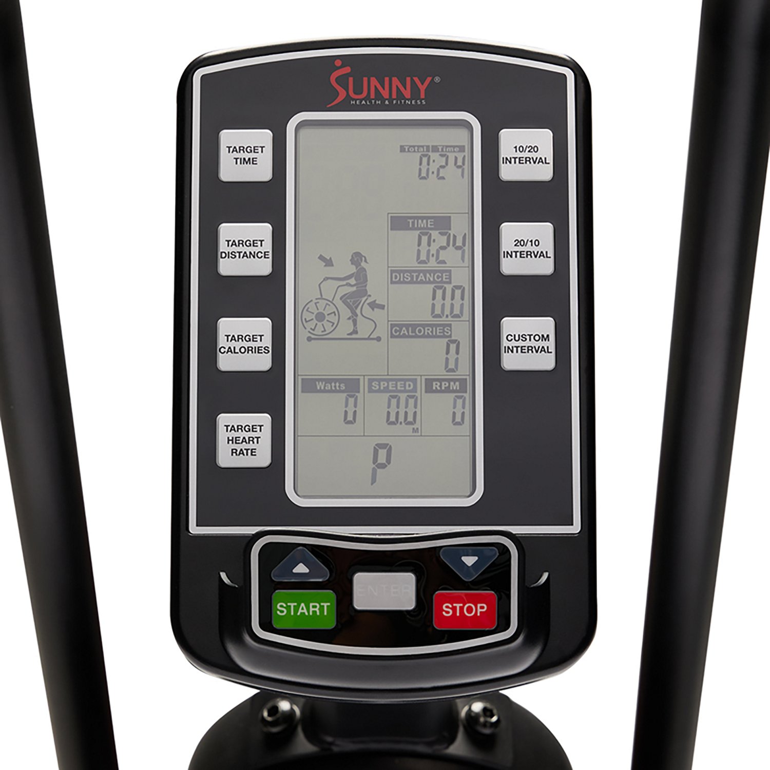 Sunny Health & Fitness Tornado Smart Dual Belt Air-Resistance Bike - view number 3