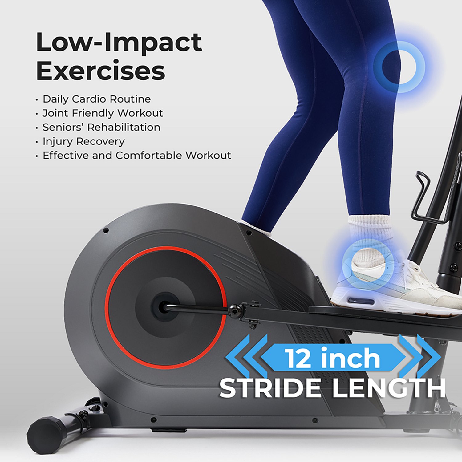 Sunny Health & Fitness Corezy 16-Level Smart Magnetic Resistance Elliptical - view number 4
