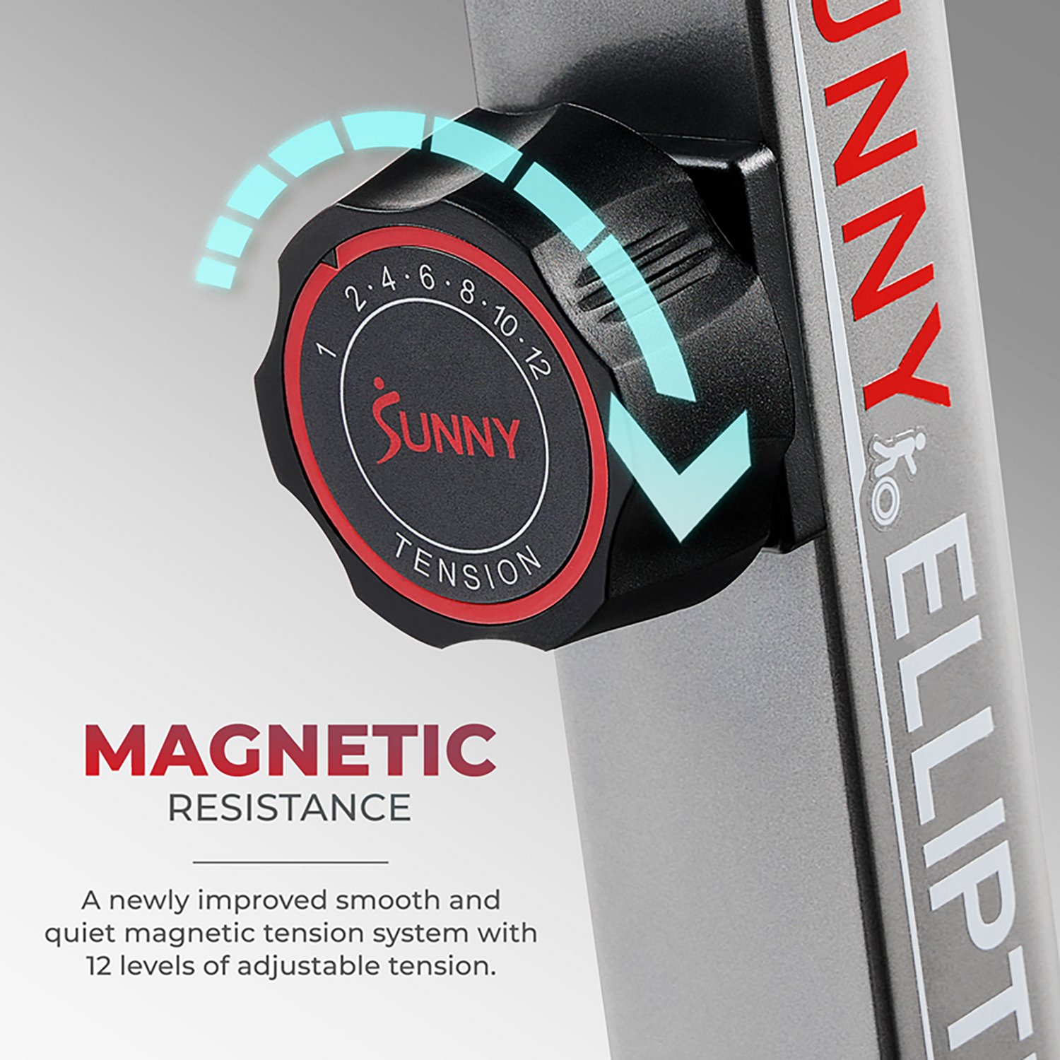 Sunny Health & Fitness Elite Interactive Cross Training Elliptical - view number 4