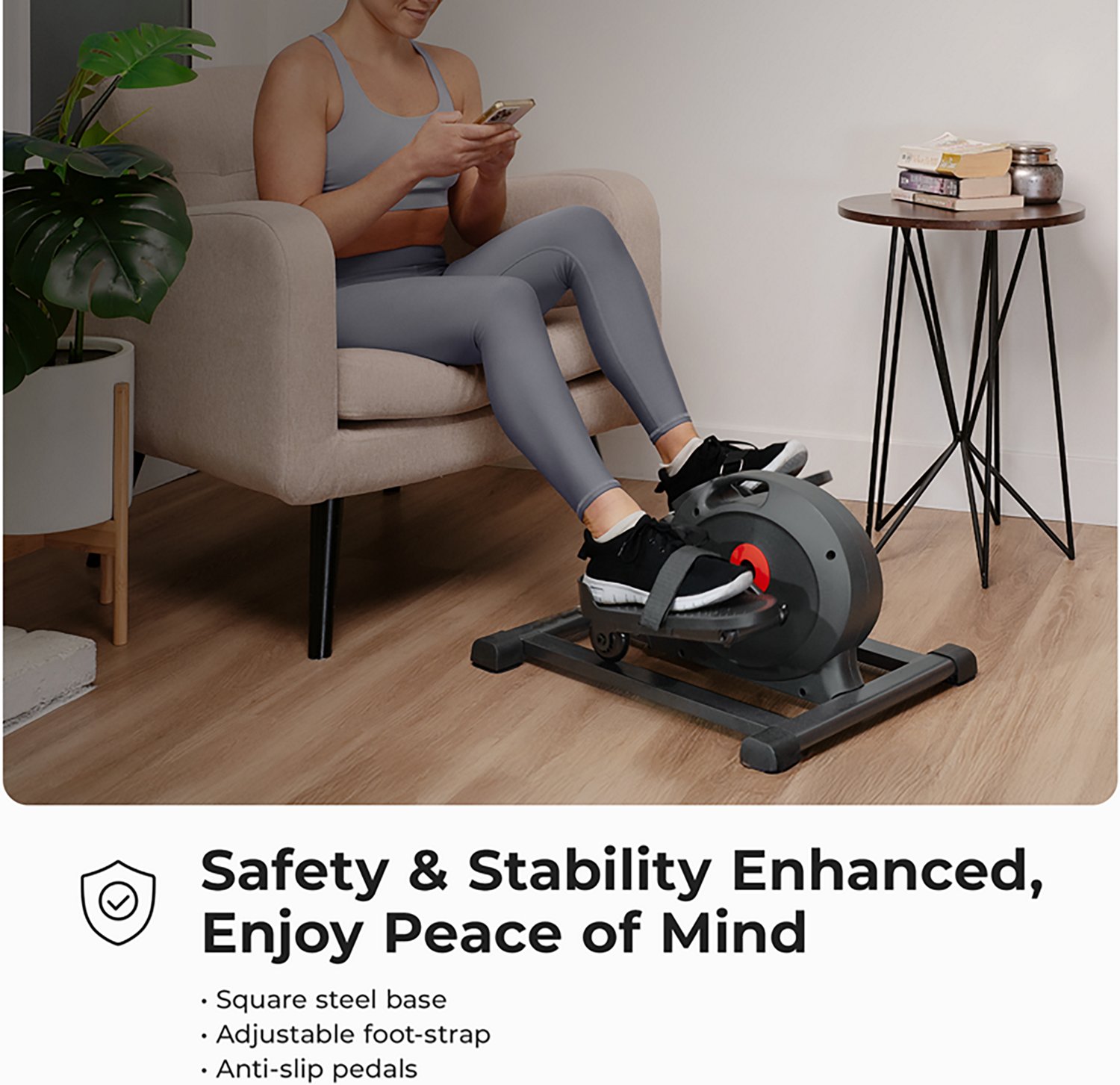 Sunny Health & Fitness SMART Compact Mini Elliptical - view number 4