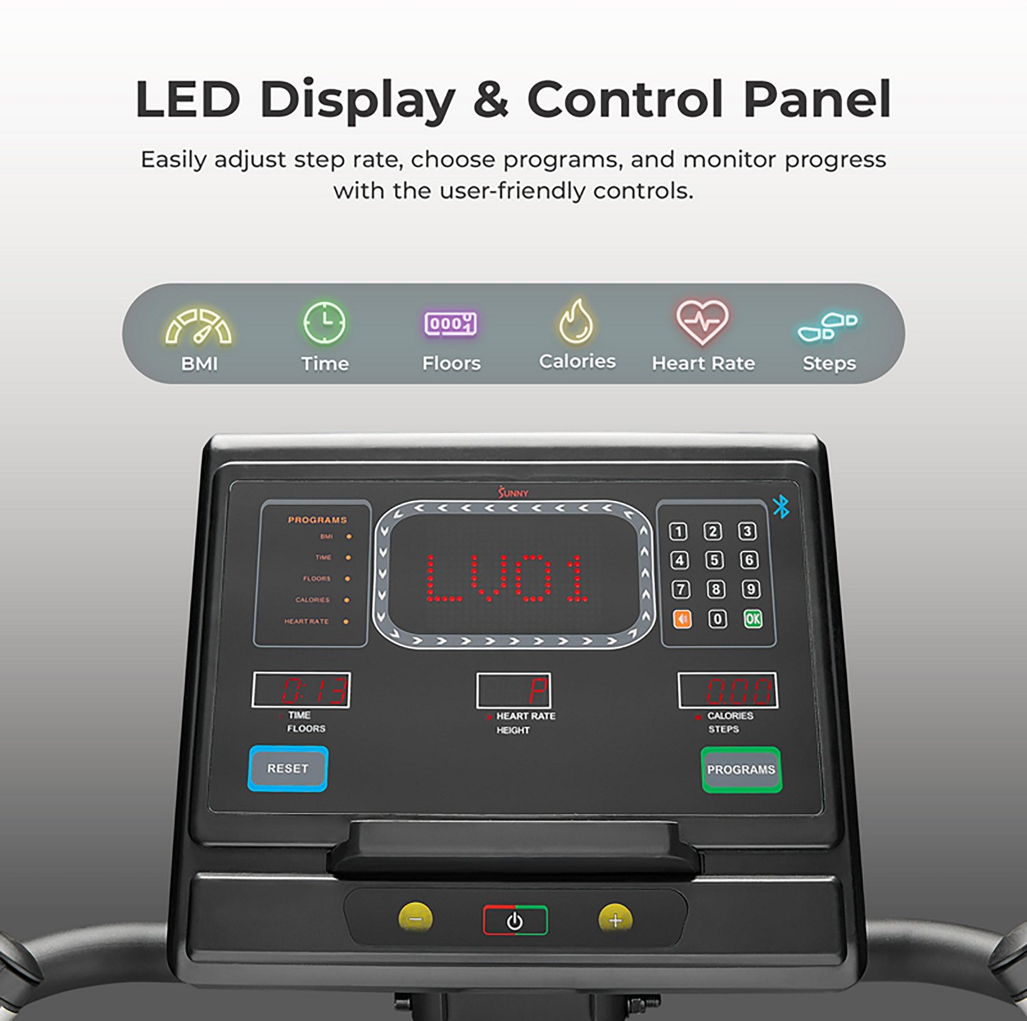 Sunny Health & Fitness Premium Smart Stair Climber - view number 3