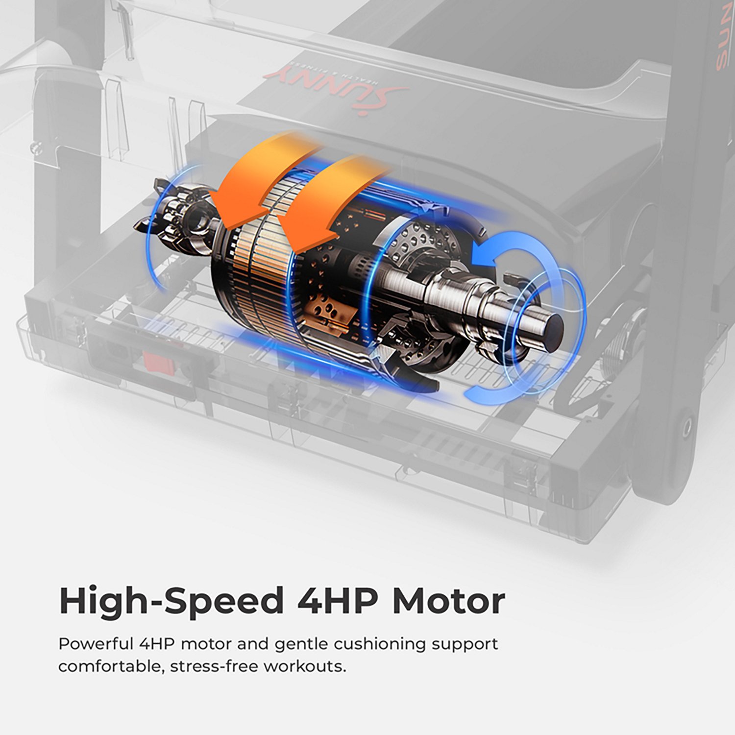 Sunny Health & Fitness Excel Smart Incline/Decline Treadmill - view number 4