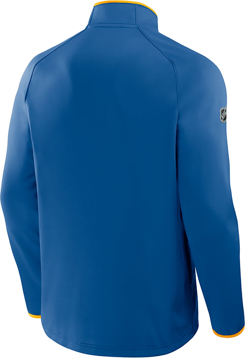 Fanatics Men's Blues Authentic Pro Rink Fleece Long Sleeve 1/4 Zip - view number 3