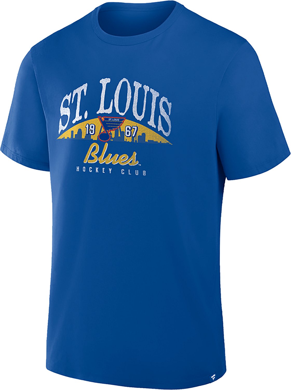 Fanatics Men's St. Louis Blues Vintage Native Nostalgia Legacy Cotton Short Sleeve T-shirt - view number 2