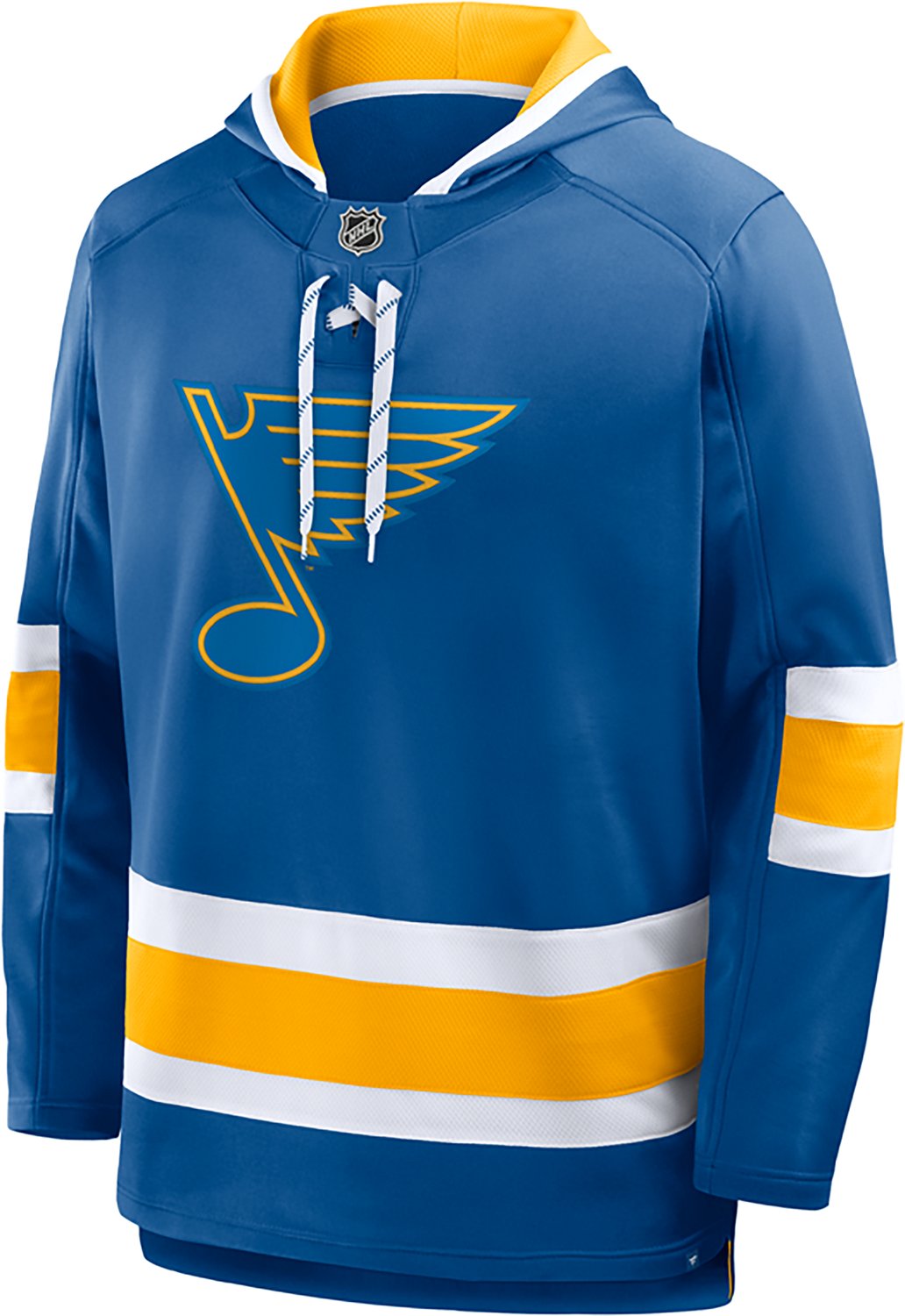 Fanatics Men's St. Louis Blues Prime Time Fleece Lace Up Hoodie - view number 2