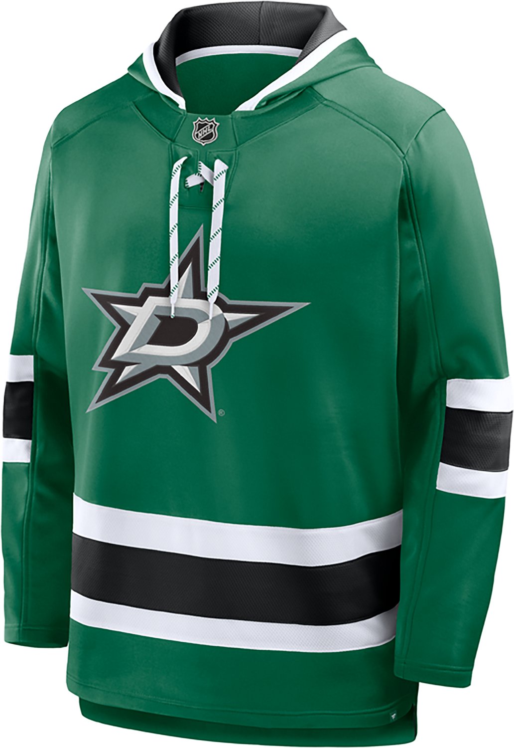 Fanatics Men's Dallas Stars Prime Time Fleece Lace Up Hoodie - view number 2