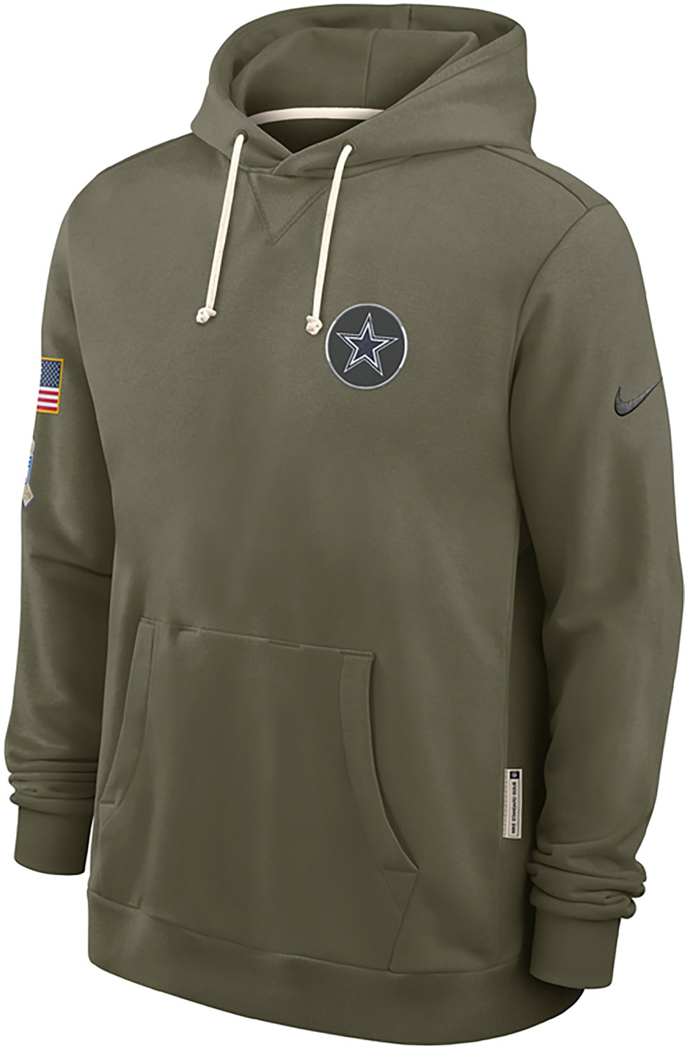Nike Men's Dallas Cowboys Salute to Service Dri-Fit Pullover Hoodie - view number 2