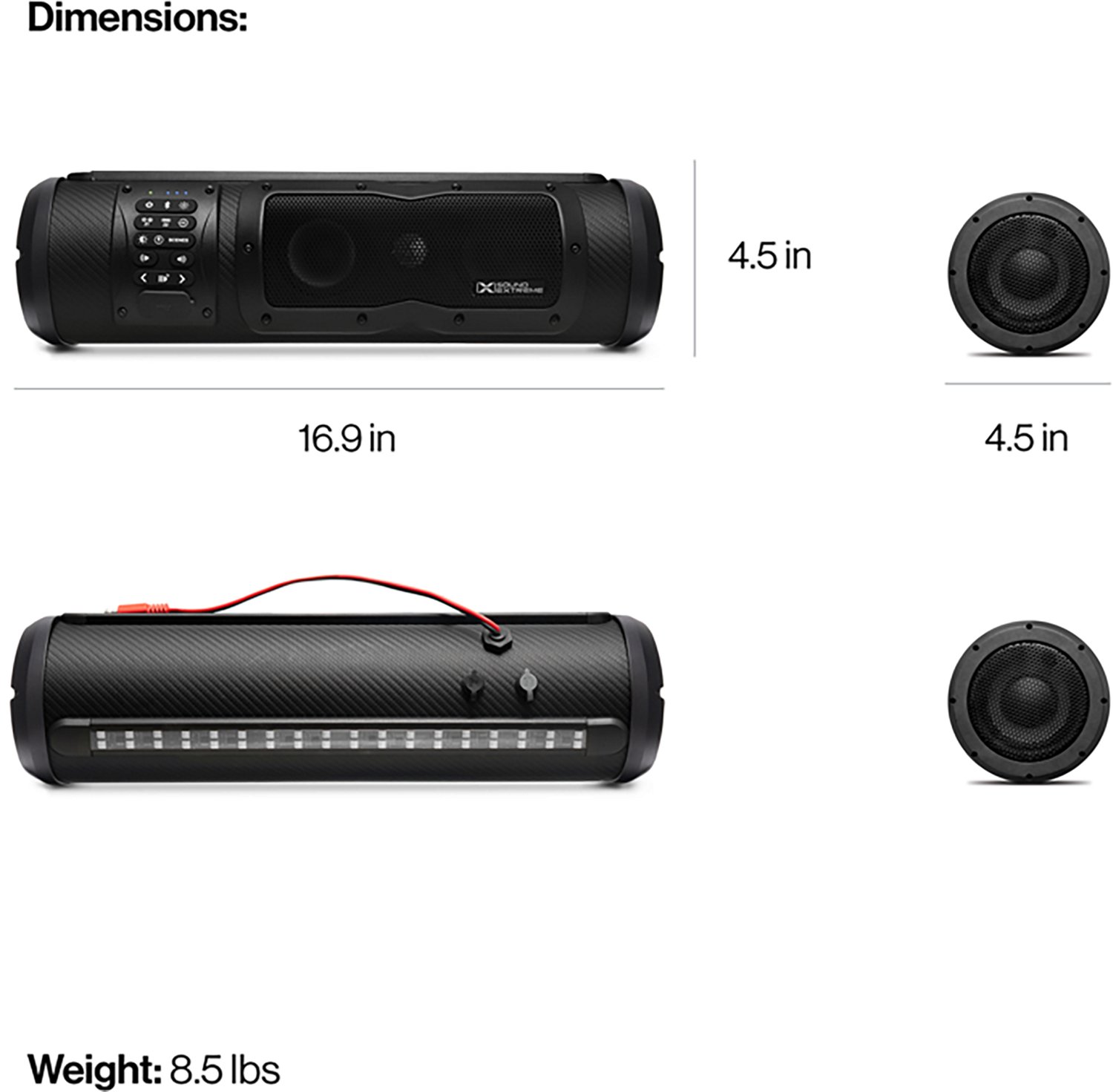 ECOXGEAR SE18E Sound Extreme Elite 18 in. Waterproof Speaker - view number 8