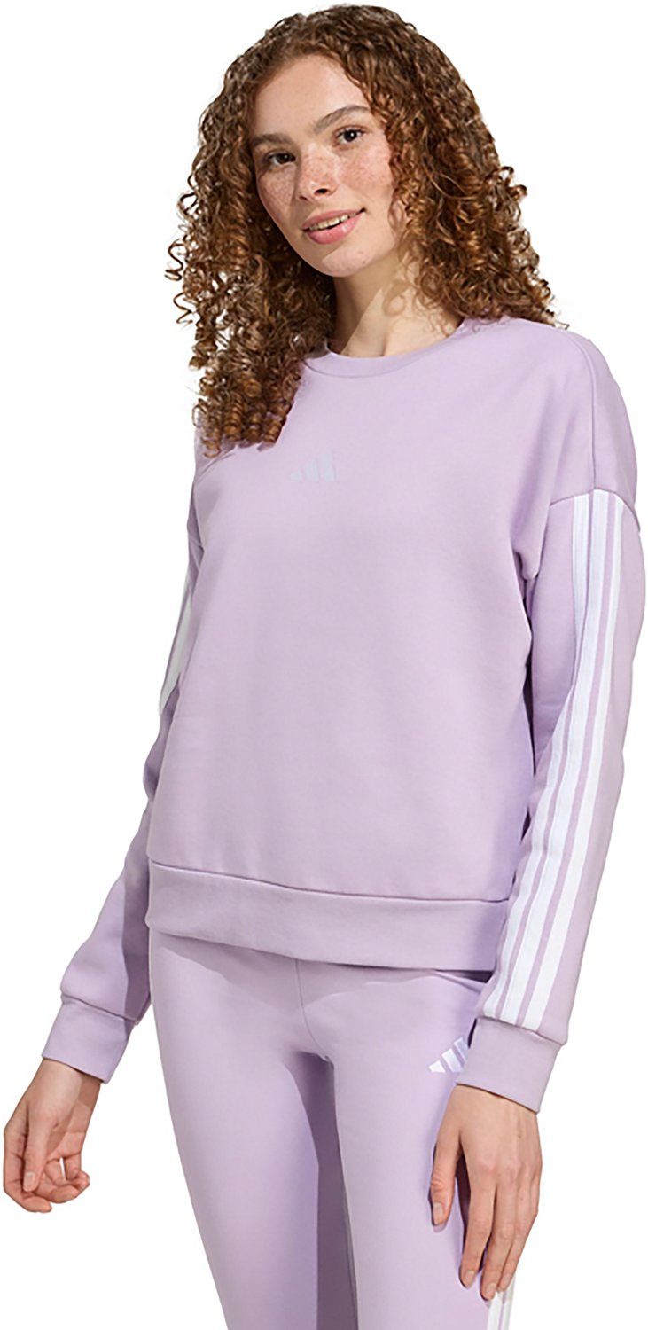 adidas Women's Essentials 3-Stripe Fleece Sweatshirt - view number 1