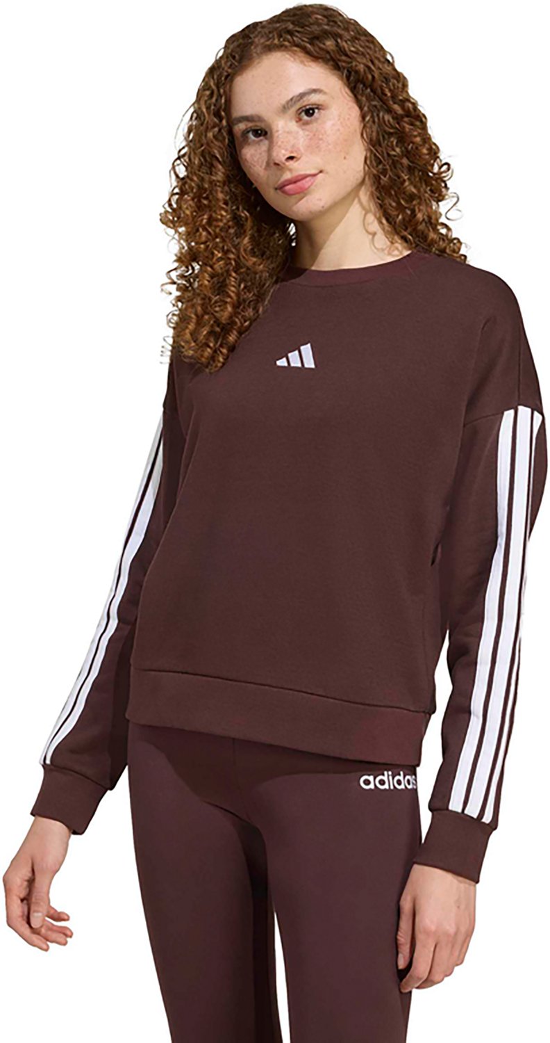 adidas Women's Essentials 3-Stripe Fleece Sweatshirt