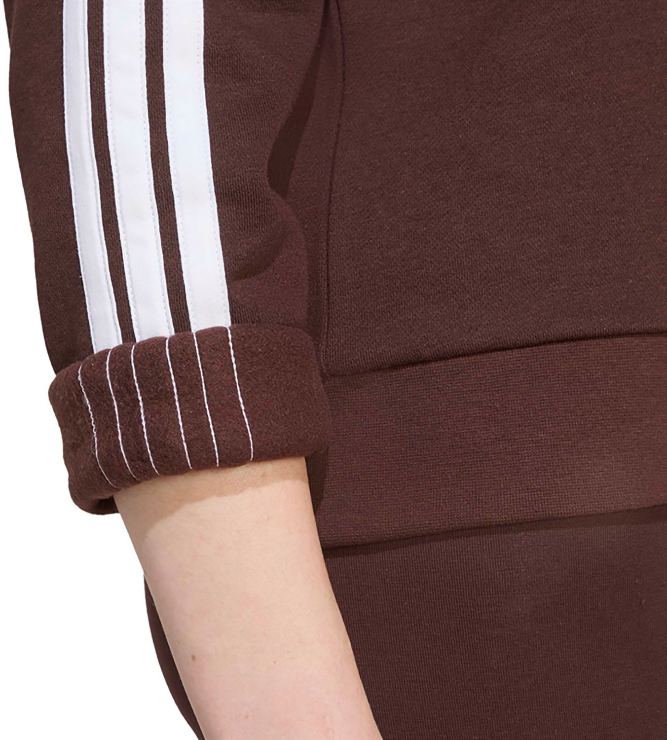 adidas Women's Essentials 3-Stripe Fleece Sweatshirt - view number 4