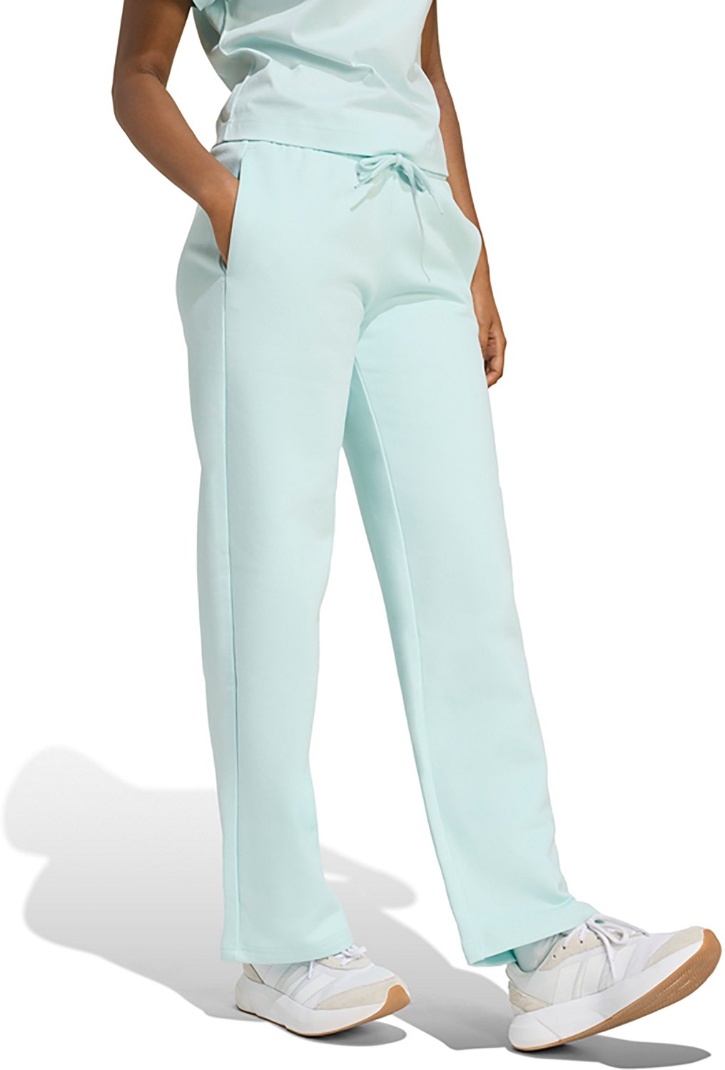 adidas Women's Essentials Small Logo Feel Cozy Open Hem Pants - view number 5