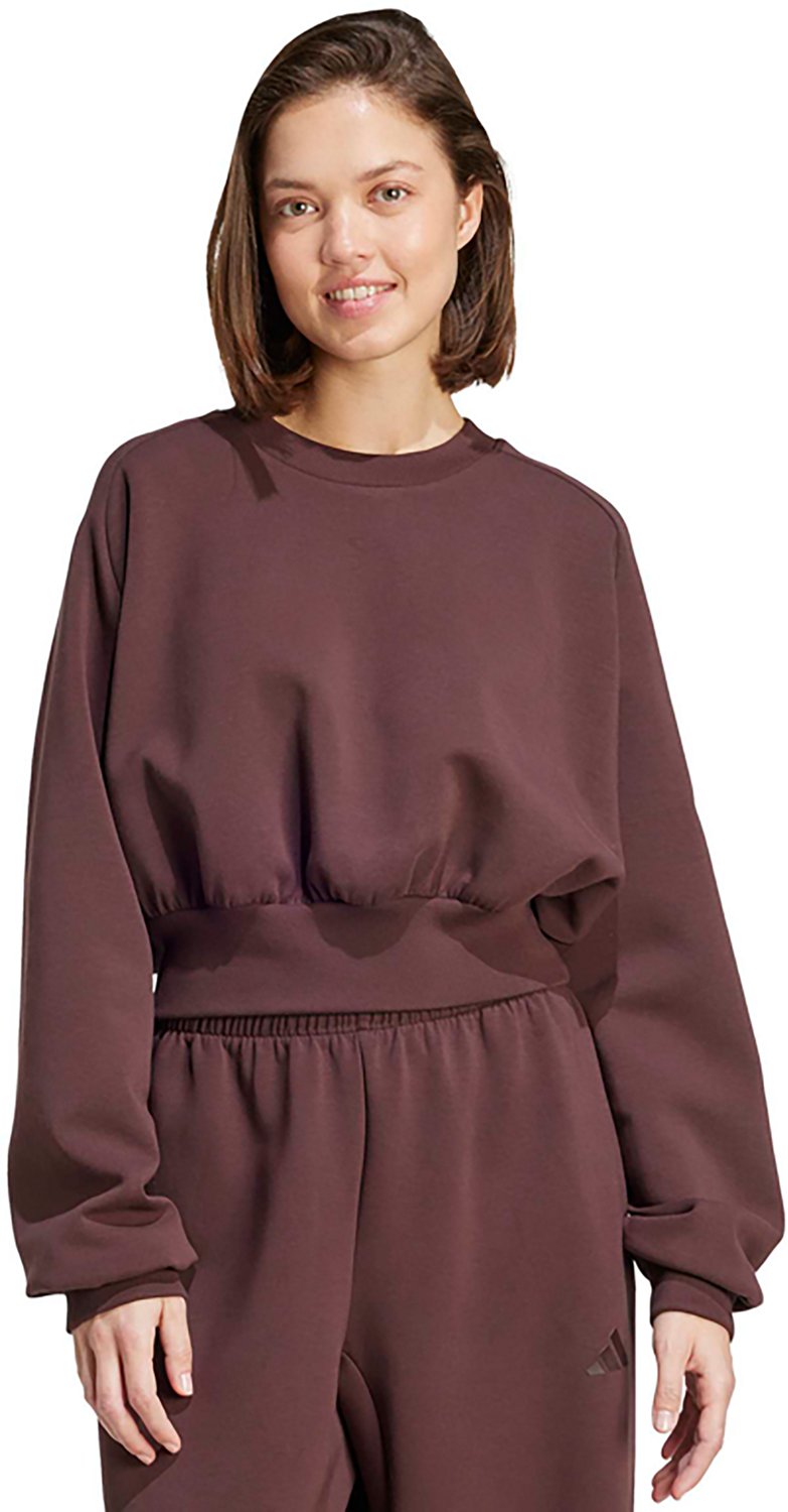 adidas Women's ALL SZN Soft Lux Loose Sweatshirt