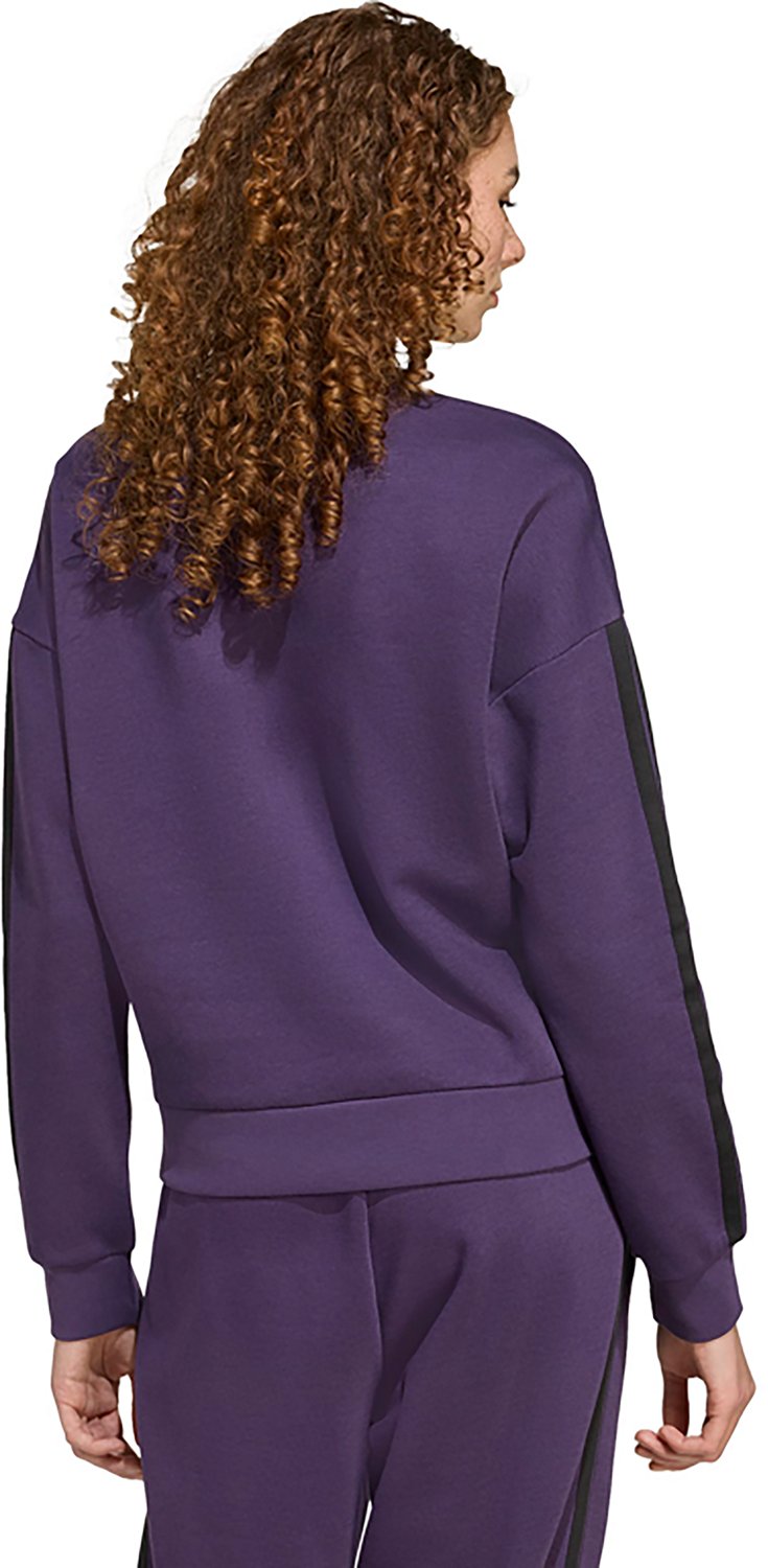 adidas Women's Essentials 3-Stripe Fleece Sweatshirt - view number 2