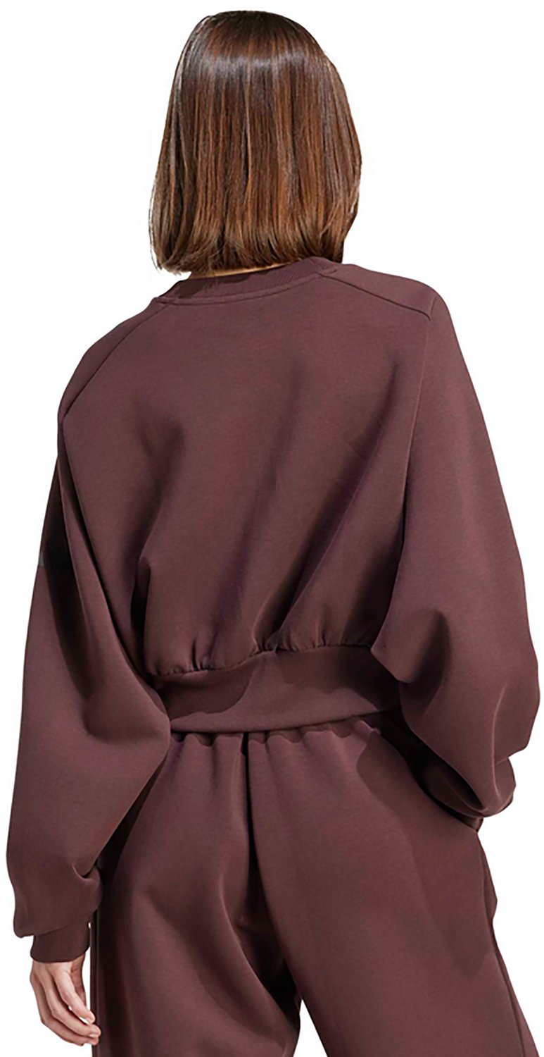 adidas Women's ALL SZN Soft Lux Loose Sweatshirt - view number 2