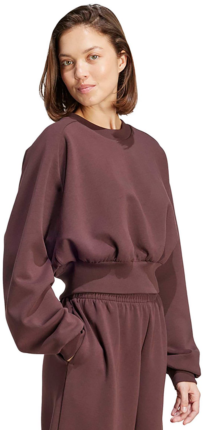adidas Women's ALL SZN Soft Lux Loose Sweatshirt - view number 5