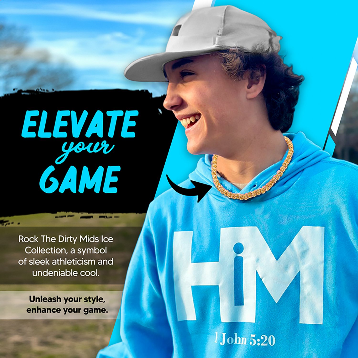 Dirty Mids Ice Collection 18 in Necklace - view number 5