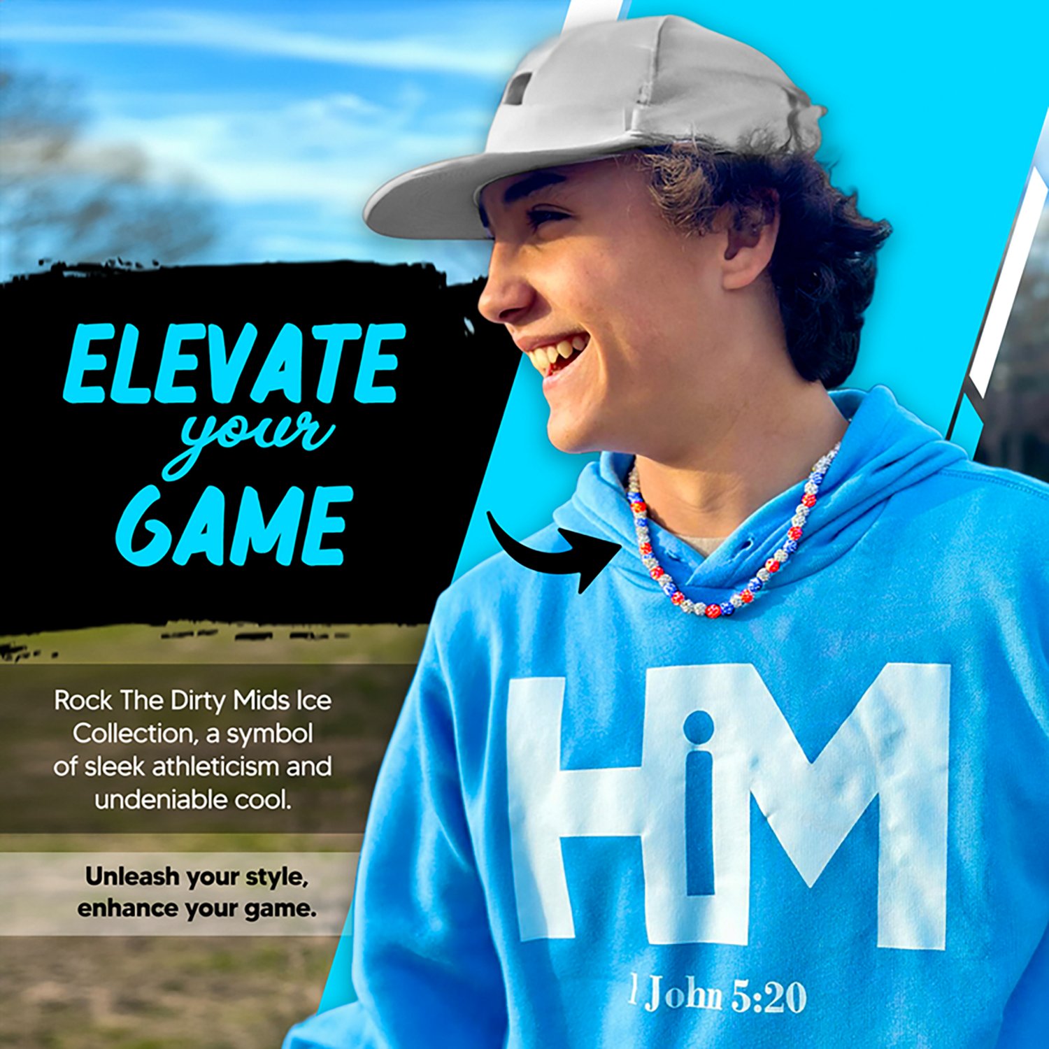 Dirty Mids Ice Collection 18 in Necklace - view number 5