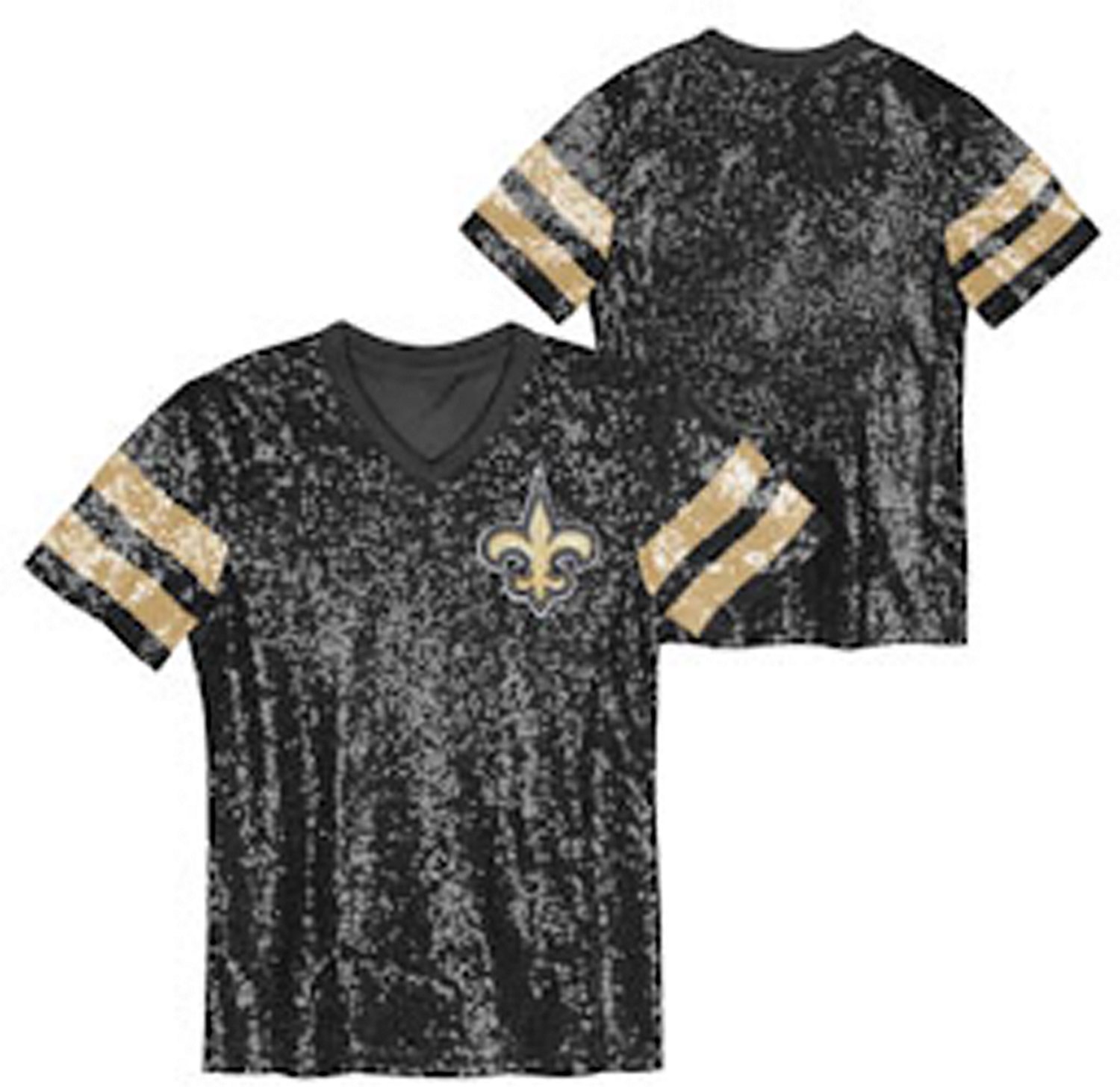 Outerstuff Boys' New Orleans Saints Rumble Long Sleeve Graphic T-shirt - view number 2