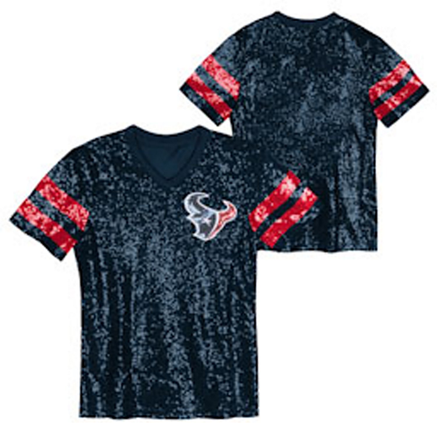 Outerstuff Boys' Houston Texans Rumble Long Sleeve Graphic T-shirt - view number 3