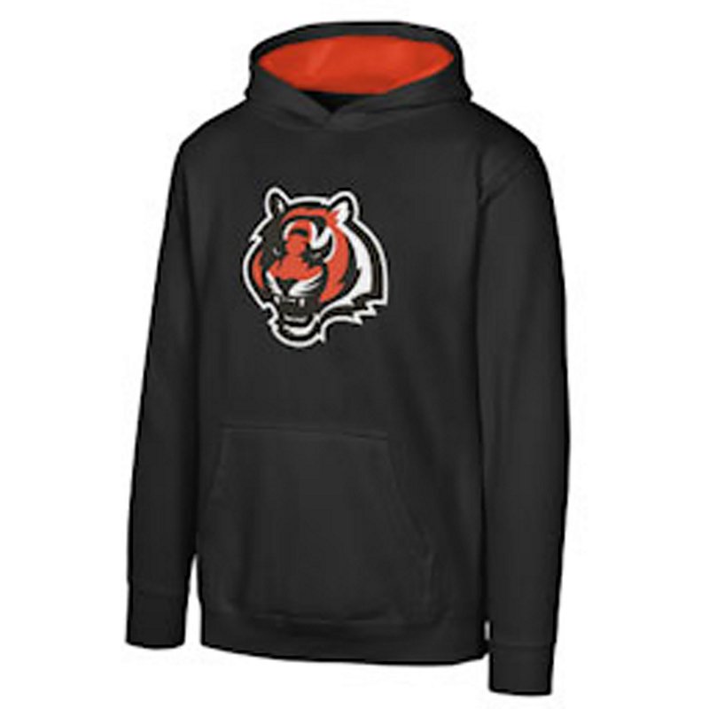 Outerstuff Boys' Cincinnati Bengals Prime Pullover Fleece Hoodie
