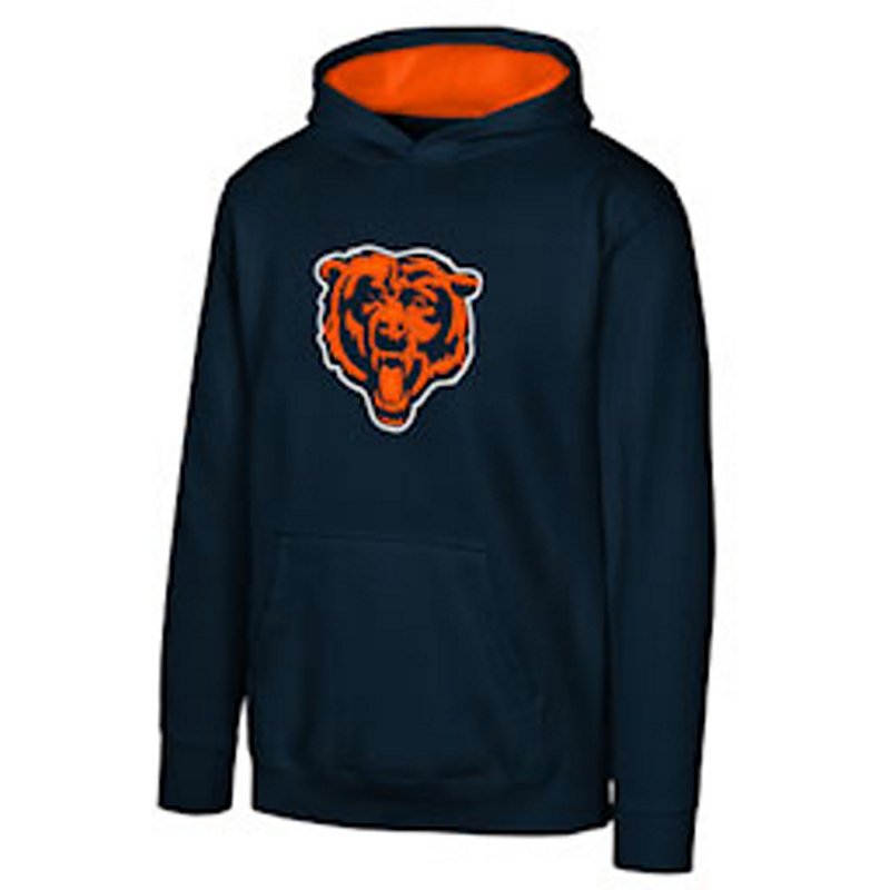 Outerstuff Kids' Chicago Bears Prime Pullover Fleece Hoodie